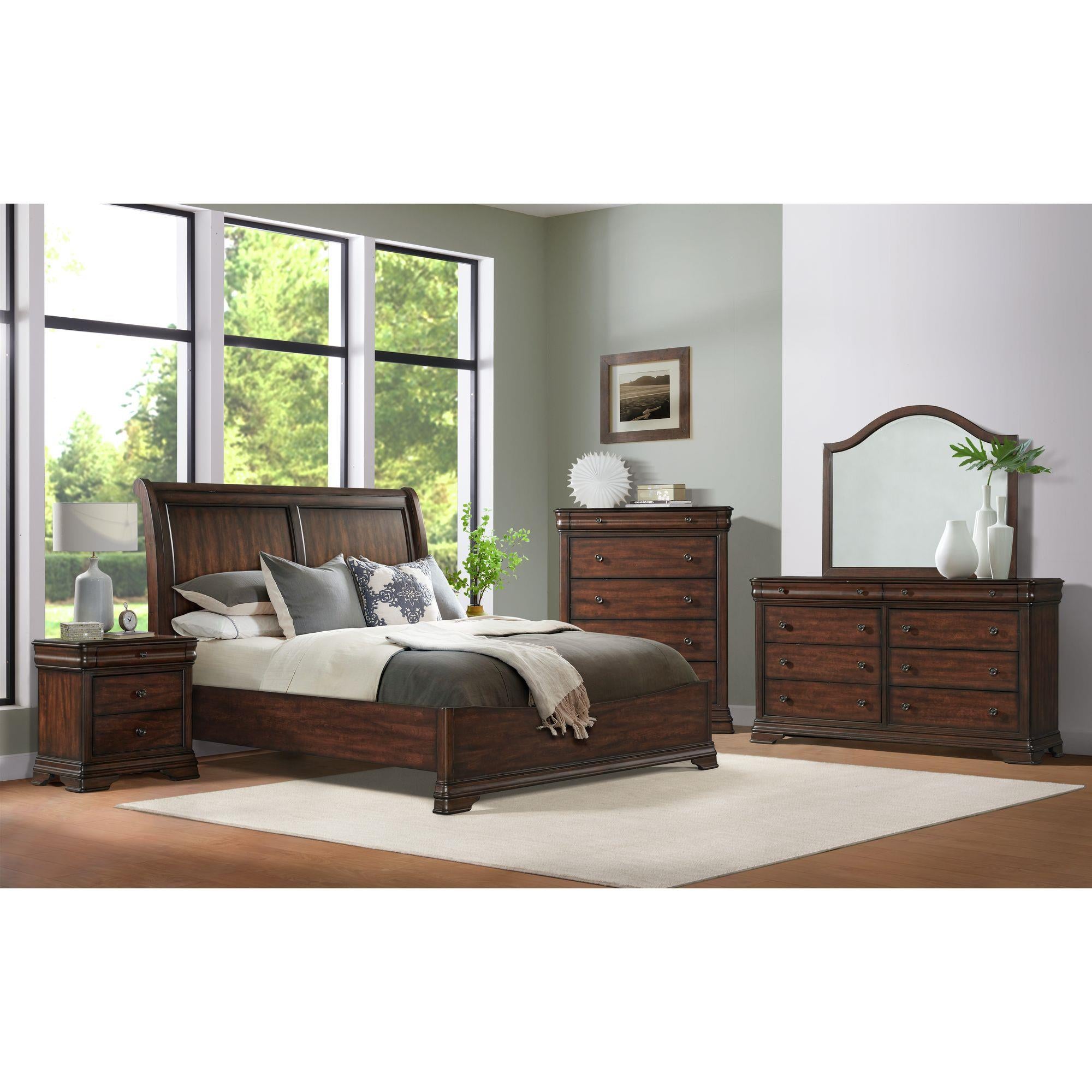  Elements International Phillipe B-5210-5-KB King Bed IMAGE 3