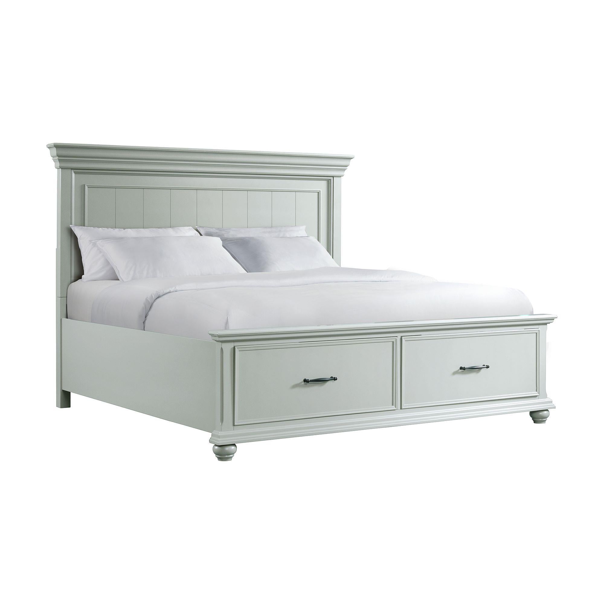  Elements International Slater SR350KB King Platform Storage Bed IMAGE 1