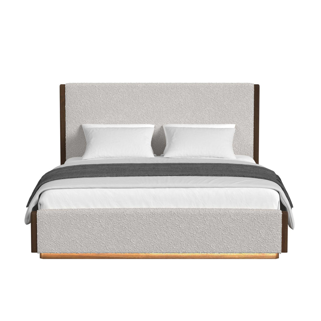  Elements International Brisbane B-16760-5-KUB King Upholstered Bed IMAGE 1