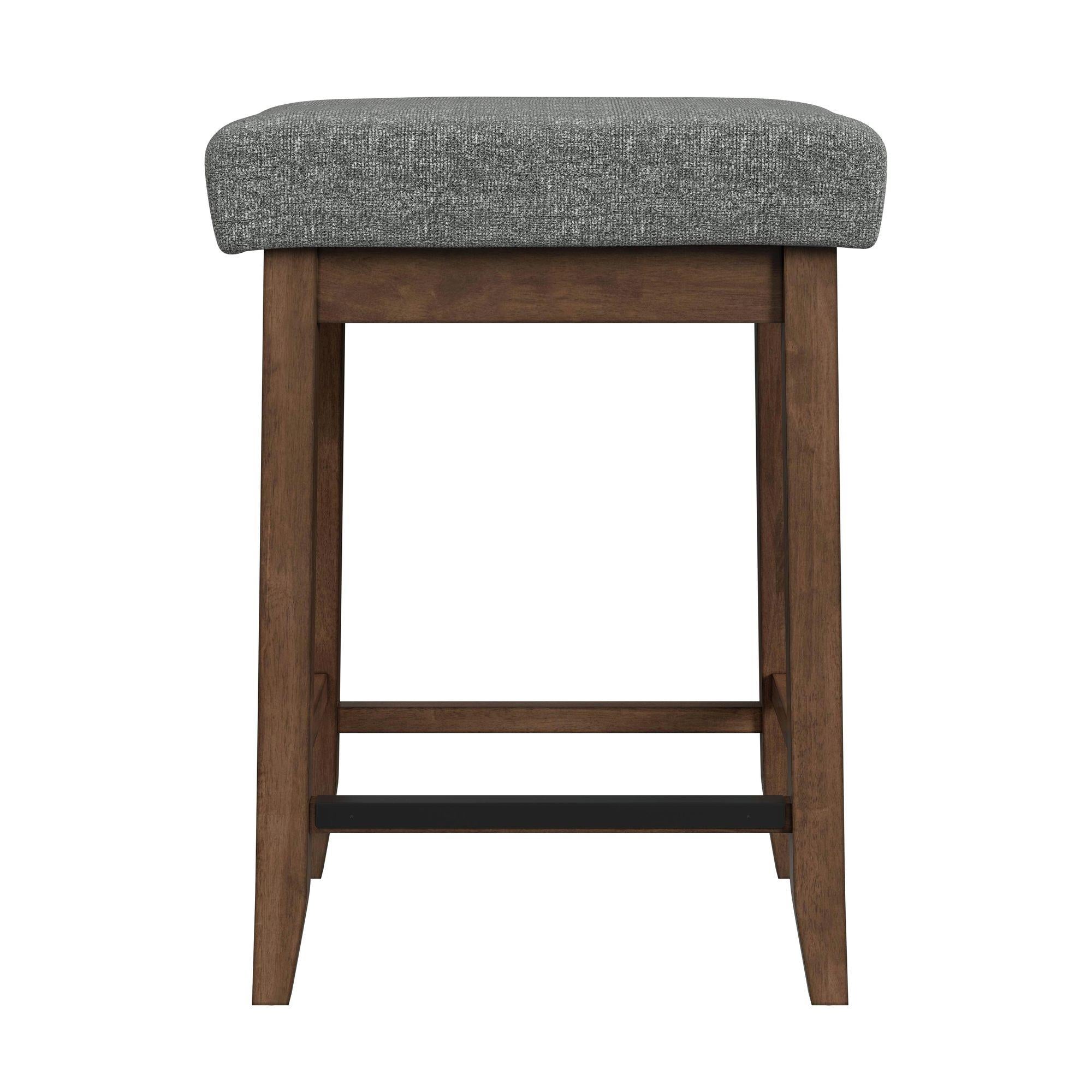  Elements International Santa Barbara D-16550-5-KI Kitchen Island & 2 Counter Stools IMAGE 5