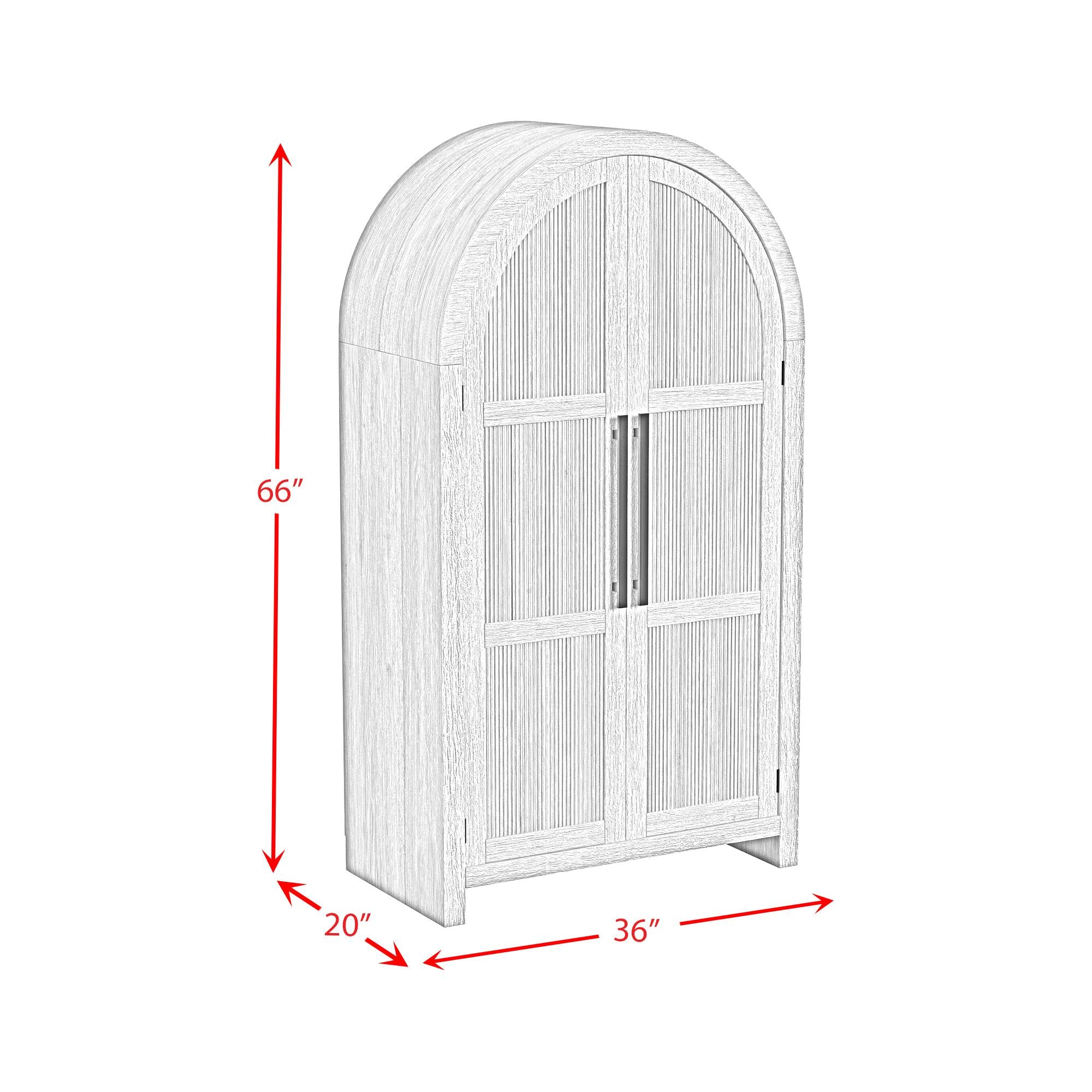  Elements International Ridgemont A-14440-6-CBL Large Bookcase IMAGE 8