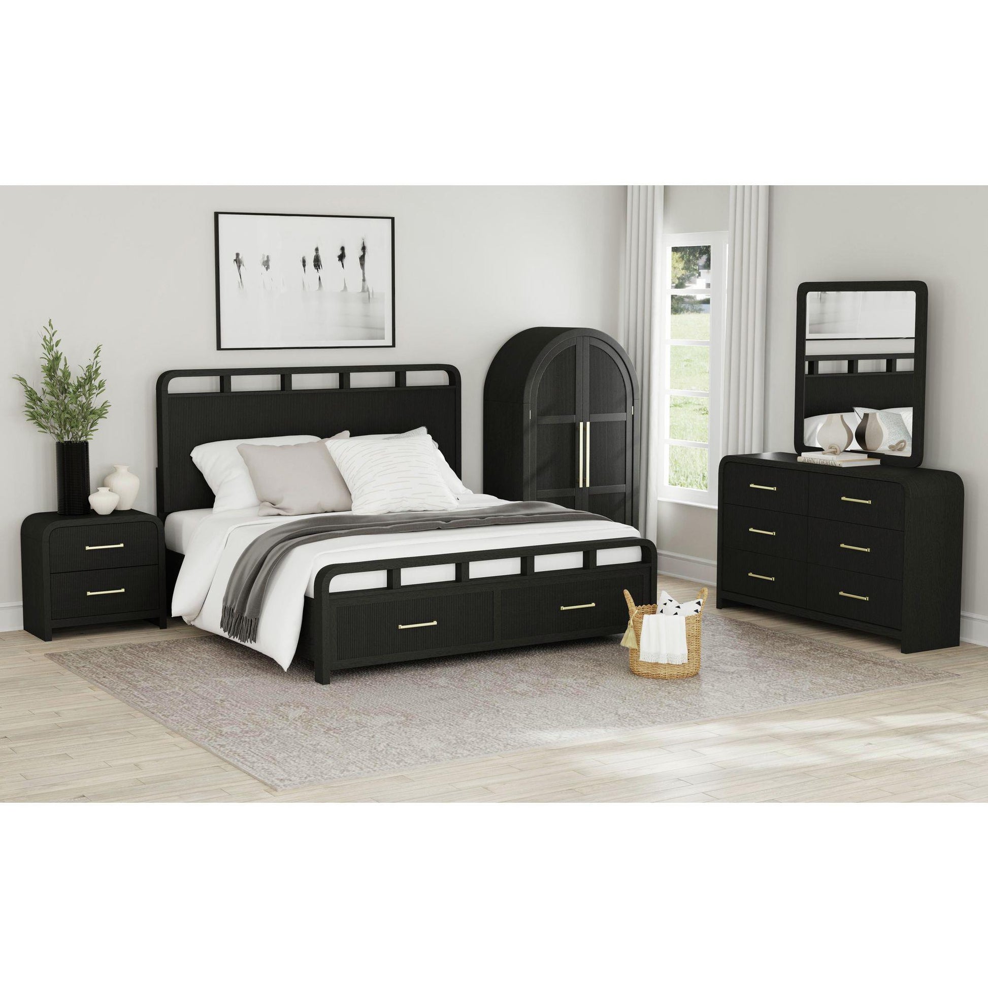  Elements International Ridgemont A-14440-8W-CBL Large Bookcase IMAGE 4