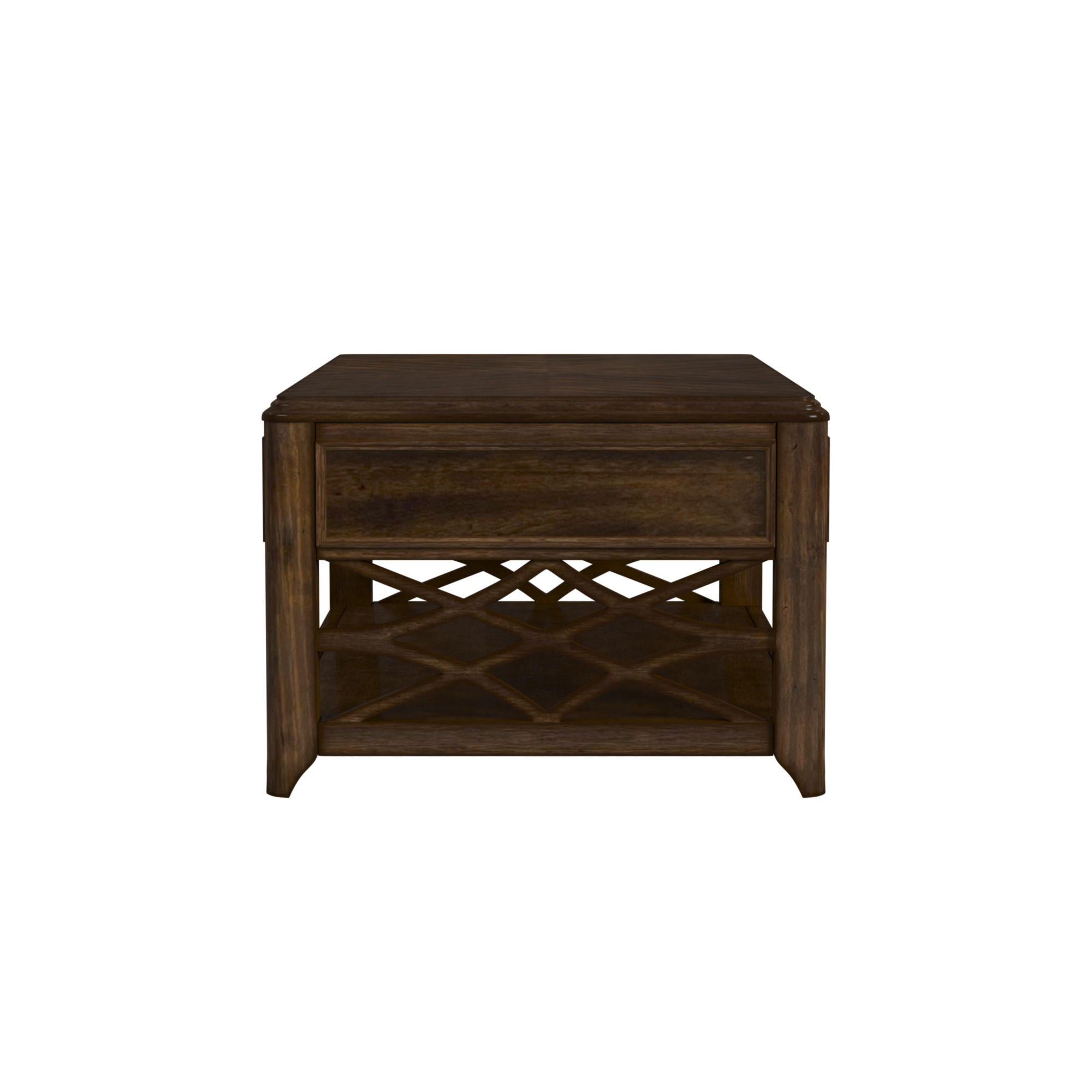  Elements International Phillipe T-5210-5-CT Lift-Top Coffee Table IMAGE 4