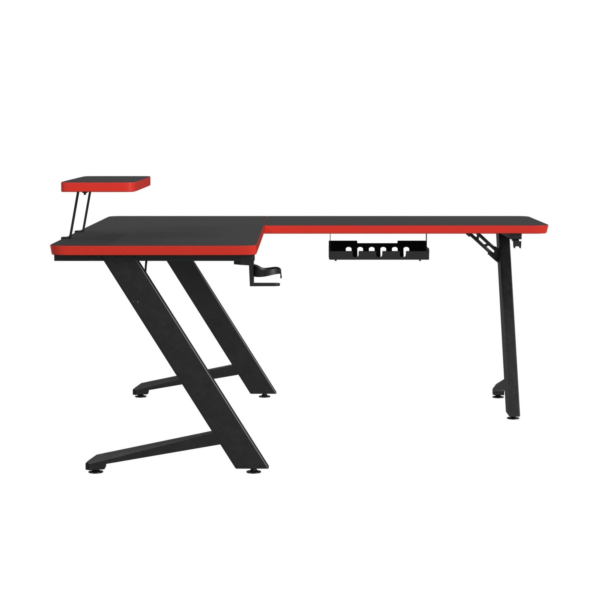  Elements International Waterside H-14230-8-DK L-Shape Desk IMAGE 2