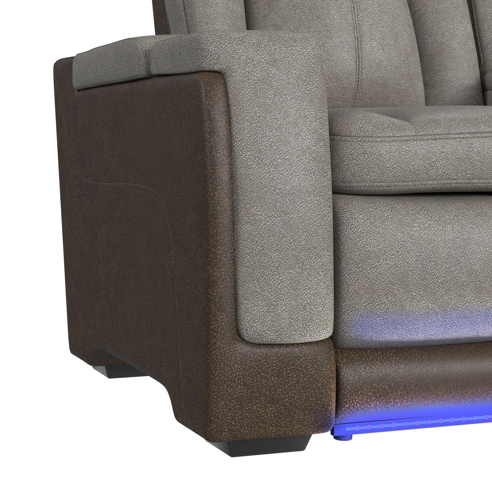  Elements International Lantana U-13660-10560-285PP Power Motion Loveseat IMAGE 13
