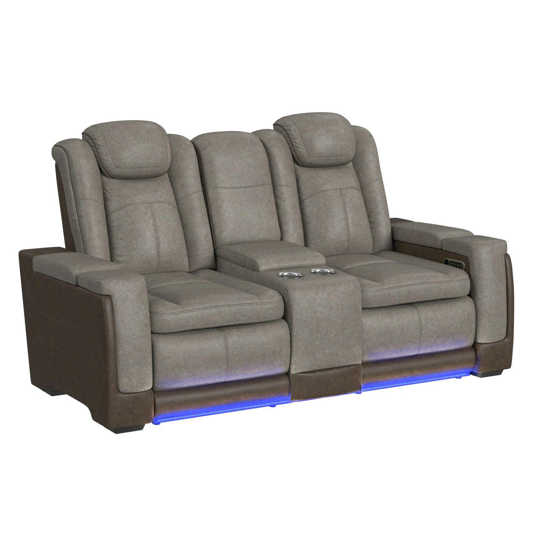 Elements International Lantana U-13660-10560-285PP Power Motion Loveseat IMAGE 1