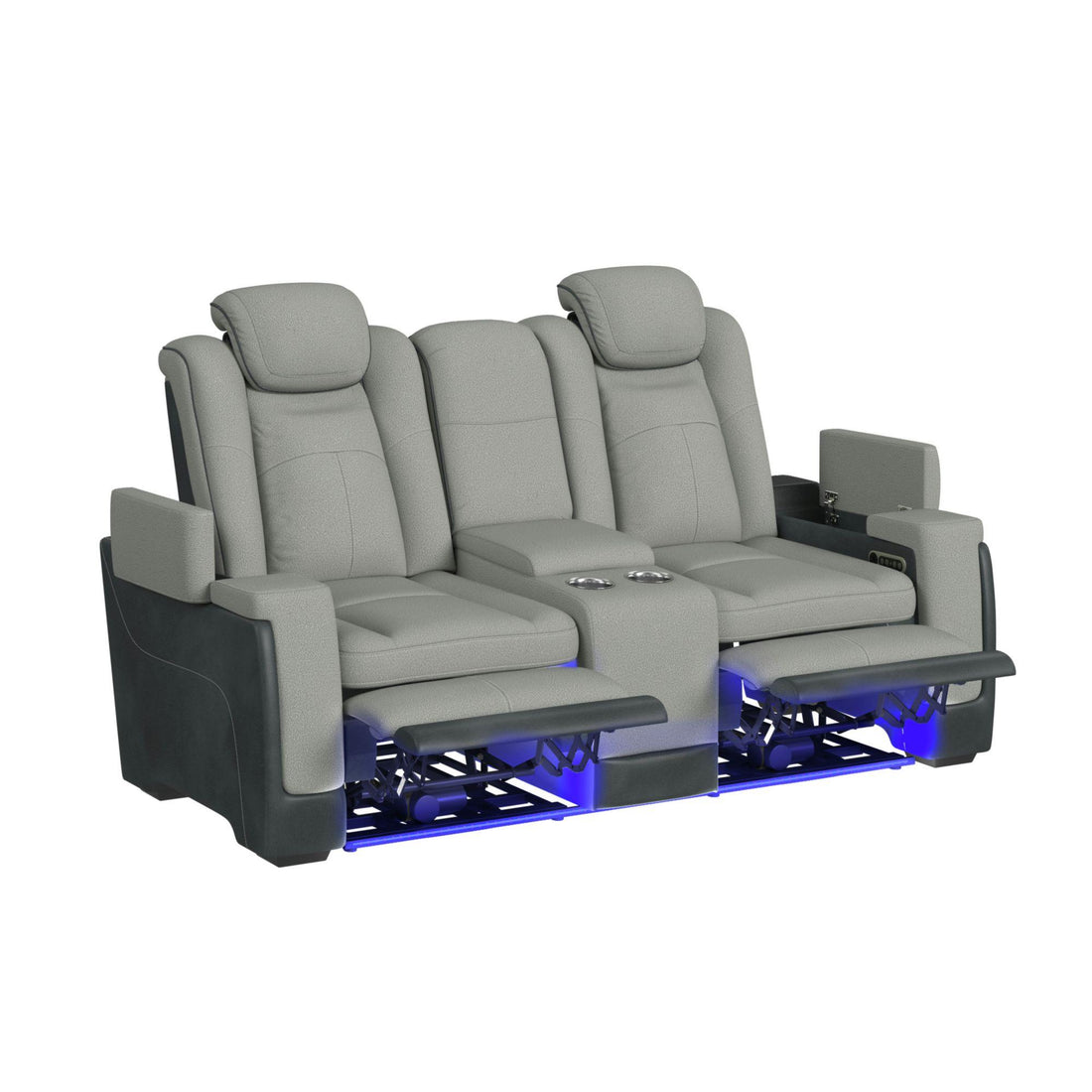  Elements International Lantana U-13660-10562-285PP Power Motion Loveseat IMAGE 1