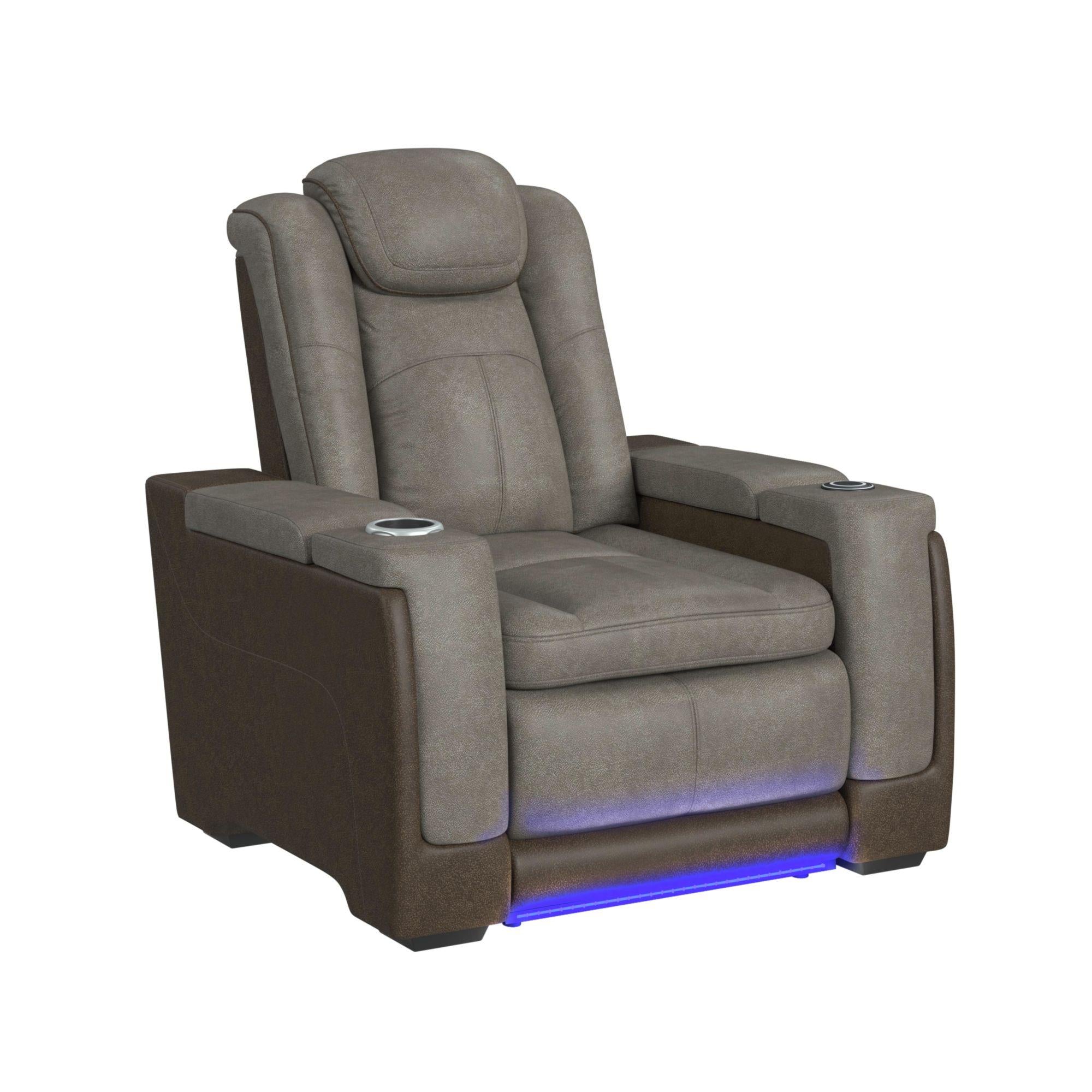 Elements International Lantana U-13660-10560-105PP Power Motion Recliner IMAGE 2