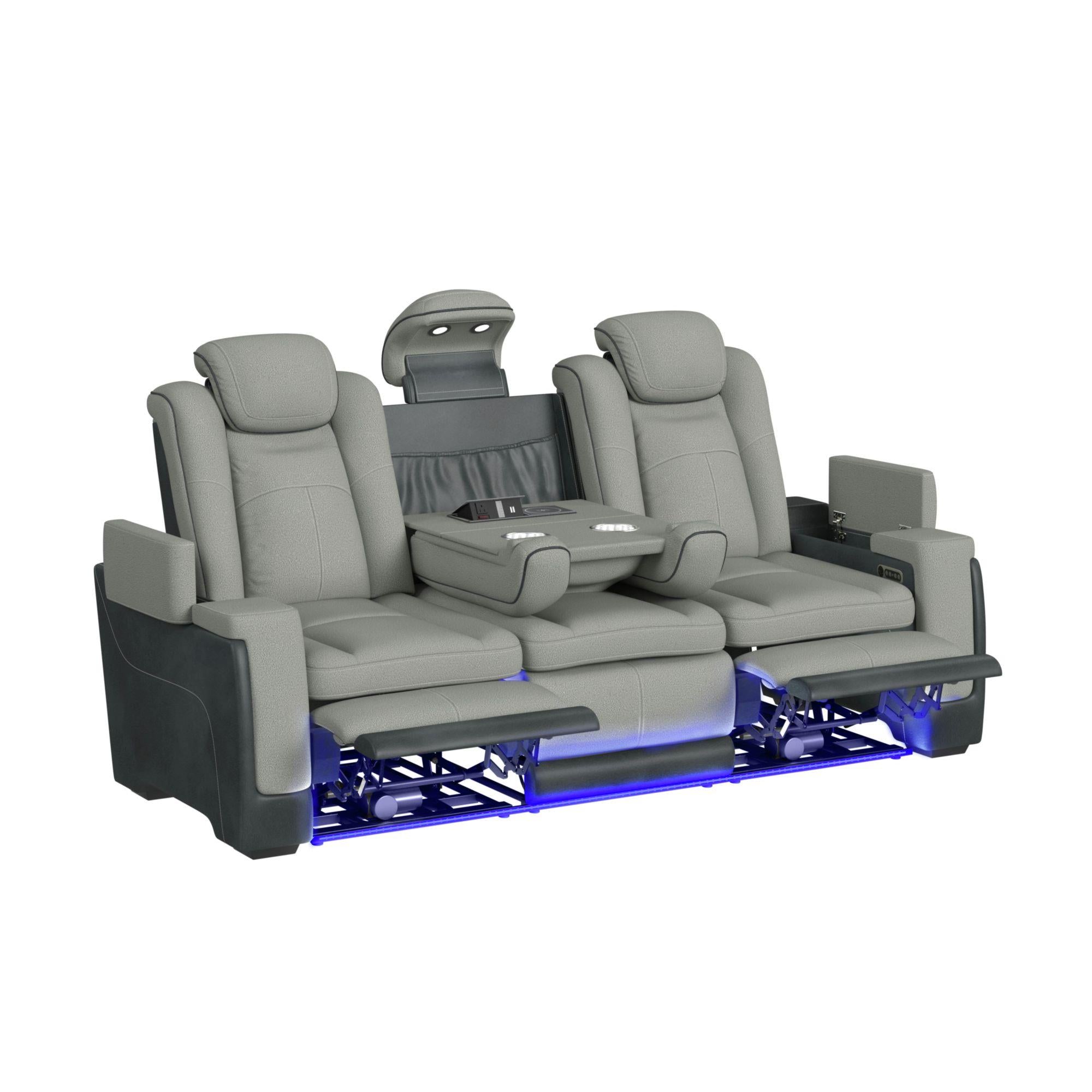  Elements International Lantana U-13660-10562-308PP Power Motion Sofa IMAGE 2