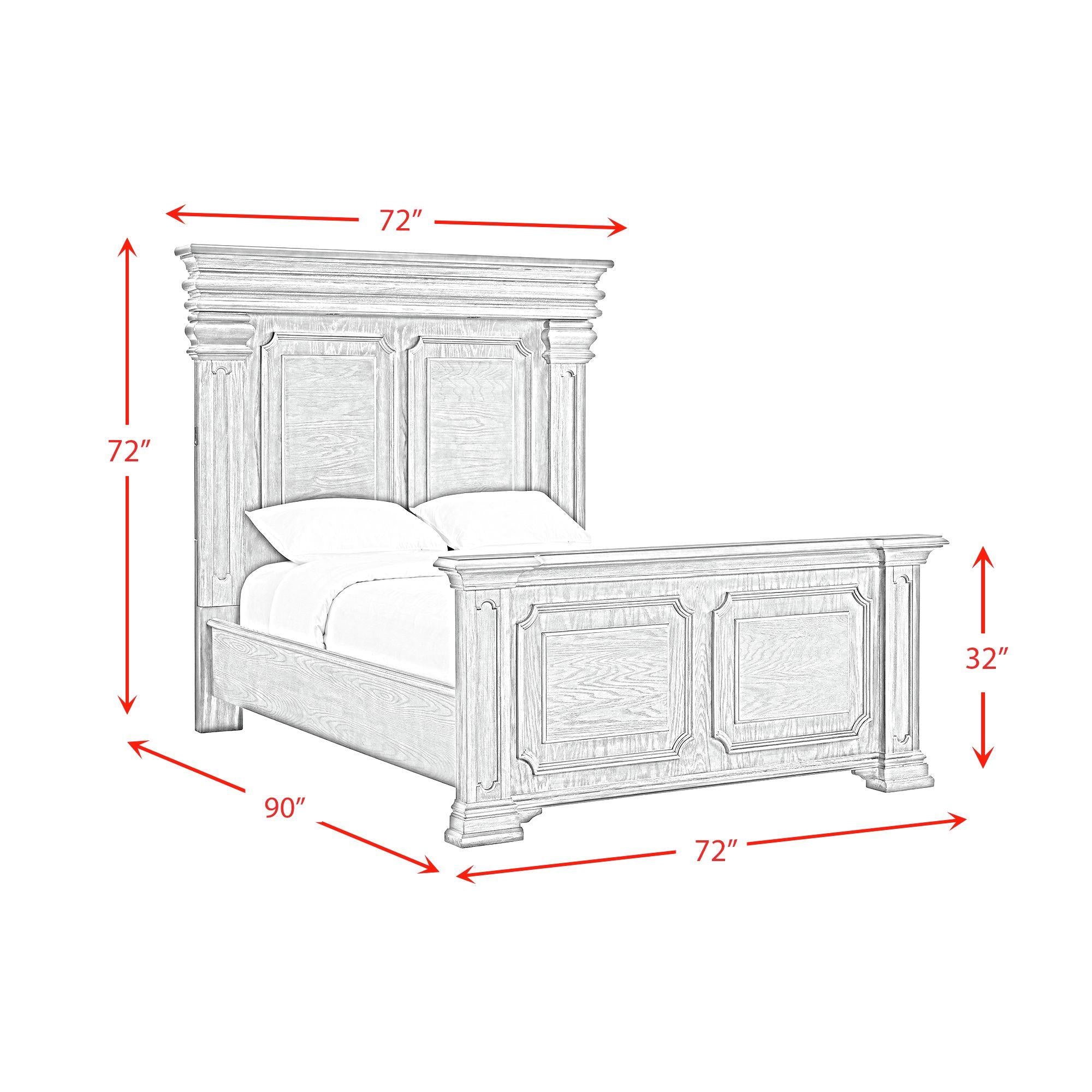  Elements International Kings Court B.10315.QB Queen Bed IMAGE 8