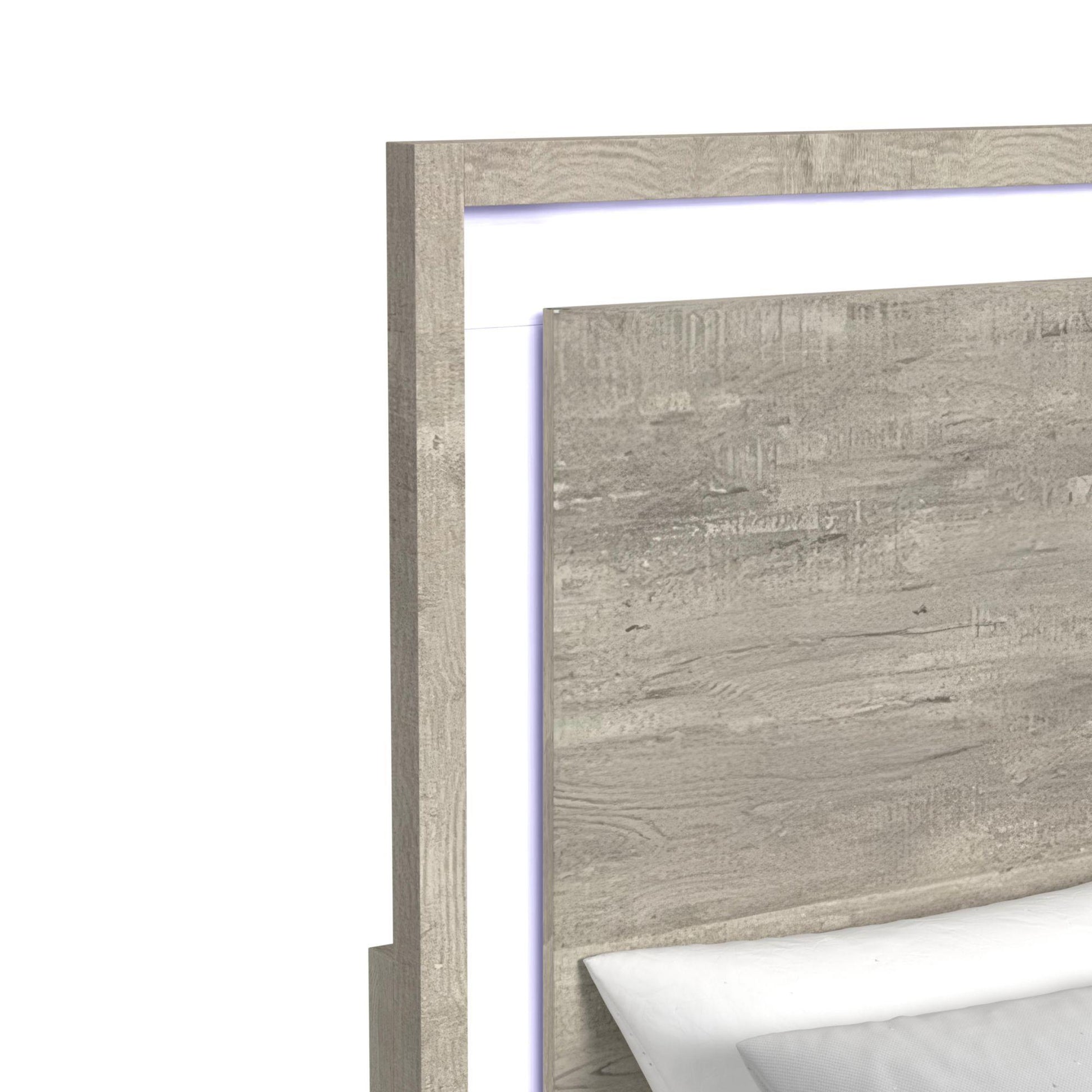  Elements International San Matteo B-16010-7-QBL Queen Bed IMAGE 4