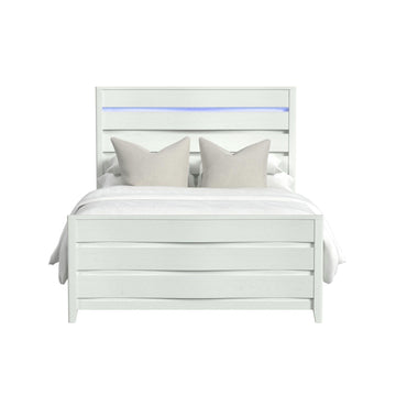  Elements International Tobias B-15990-7-QBL Queen Bed IMAGE 1