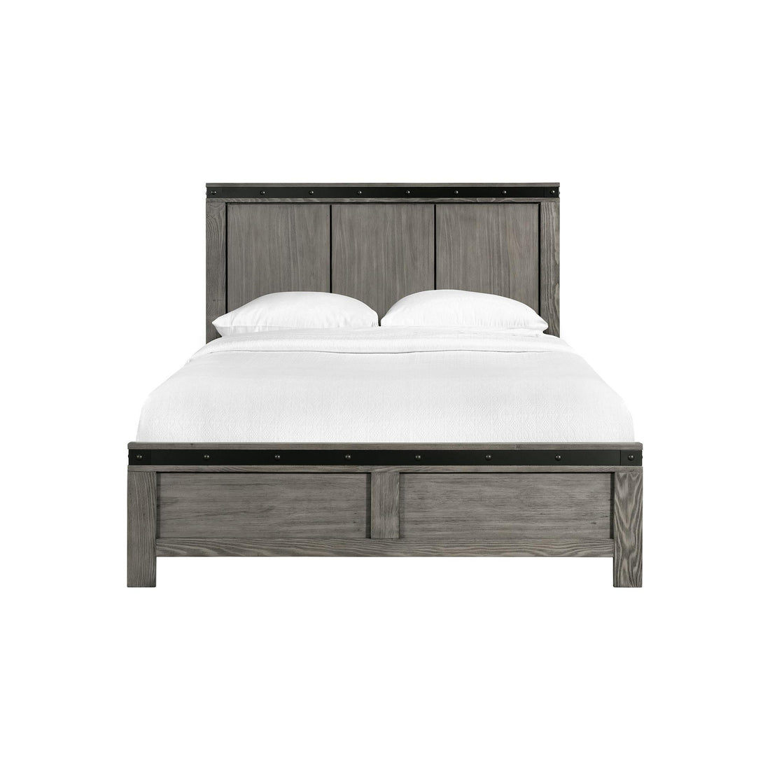  Elements International Wade WE600QB Queen Panel Bed IMAGE 1