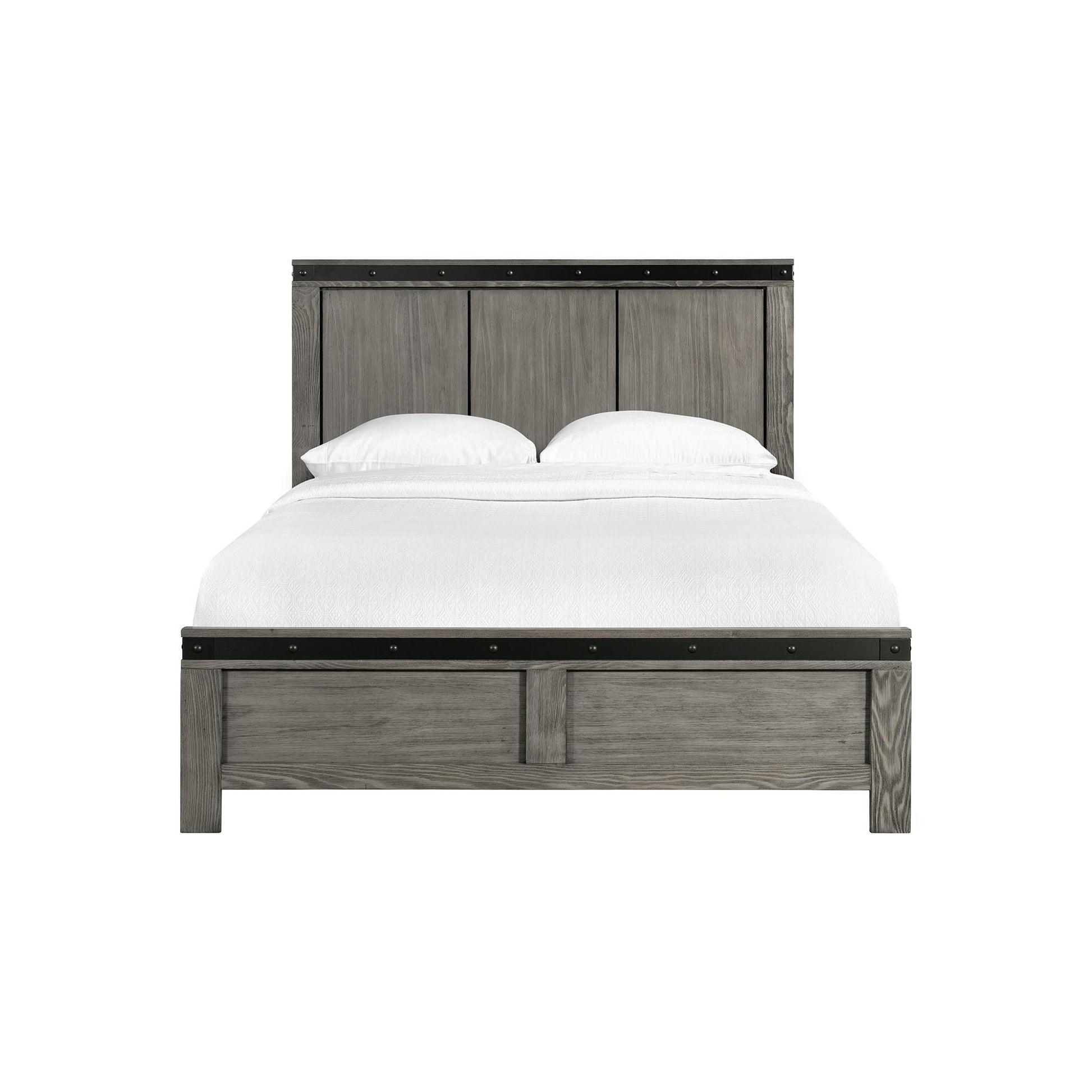  Elements International Wade WE600QB Queen Panel Bed IMAGE 2