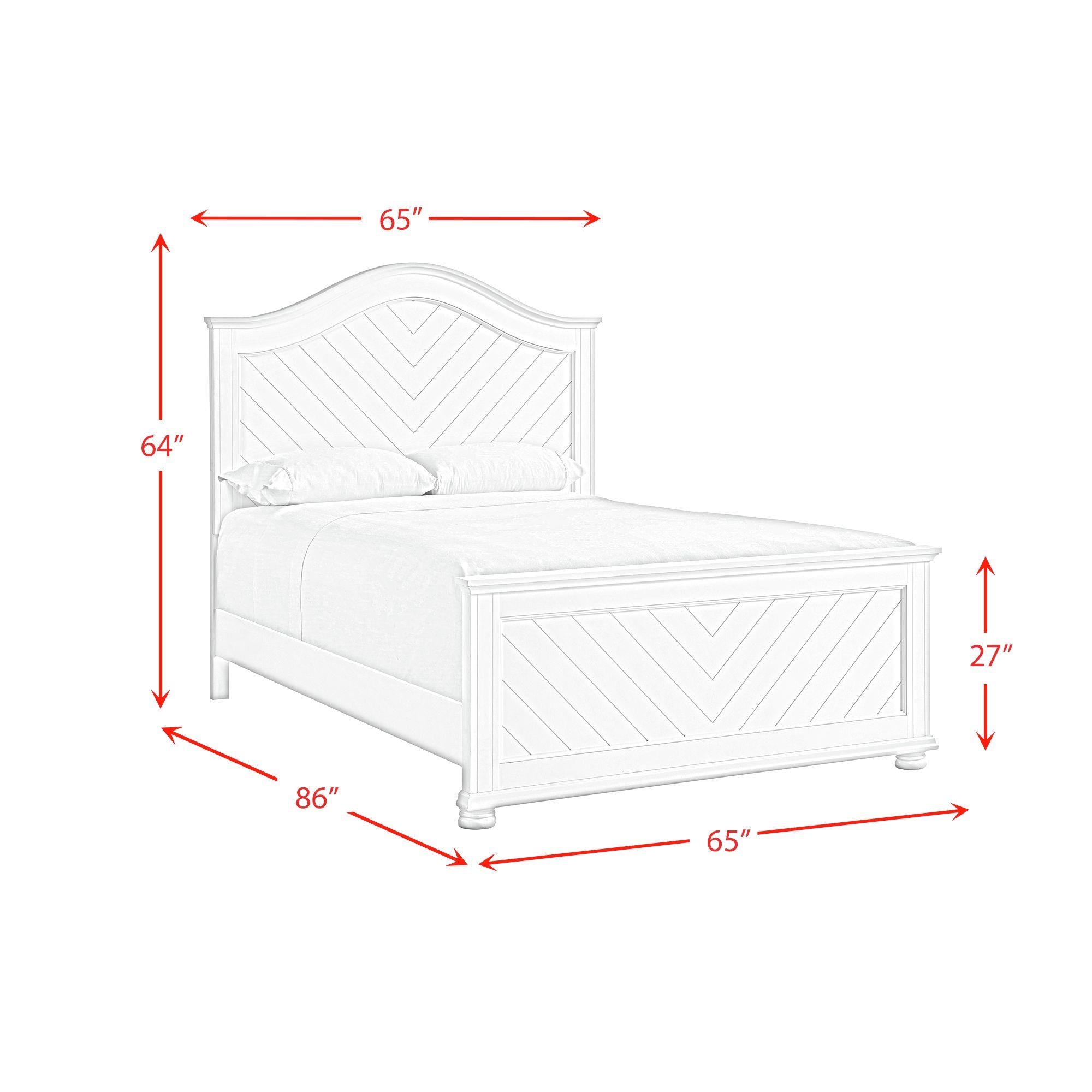  Elements International Kona B-9340-7-QB Queen Panel Bed IMAGE 8