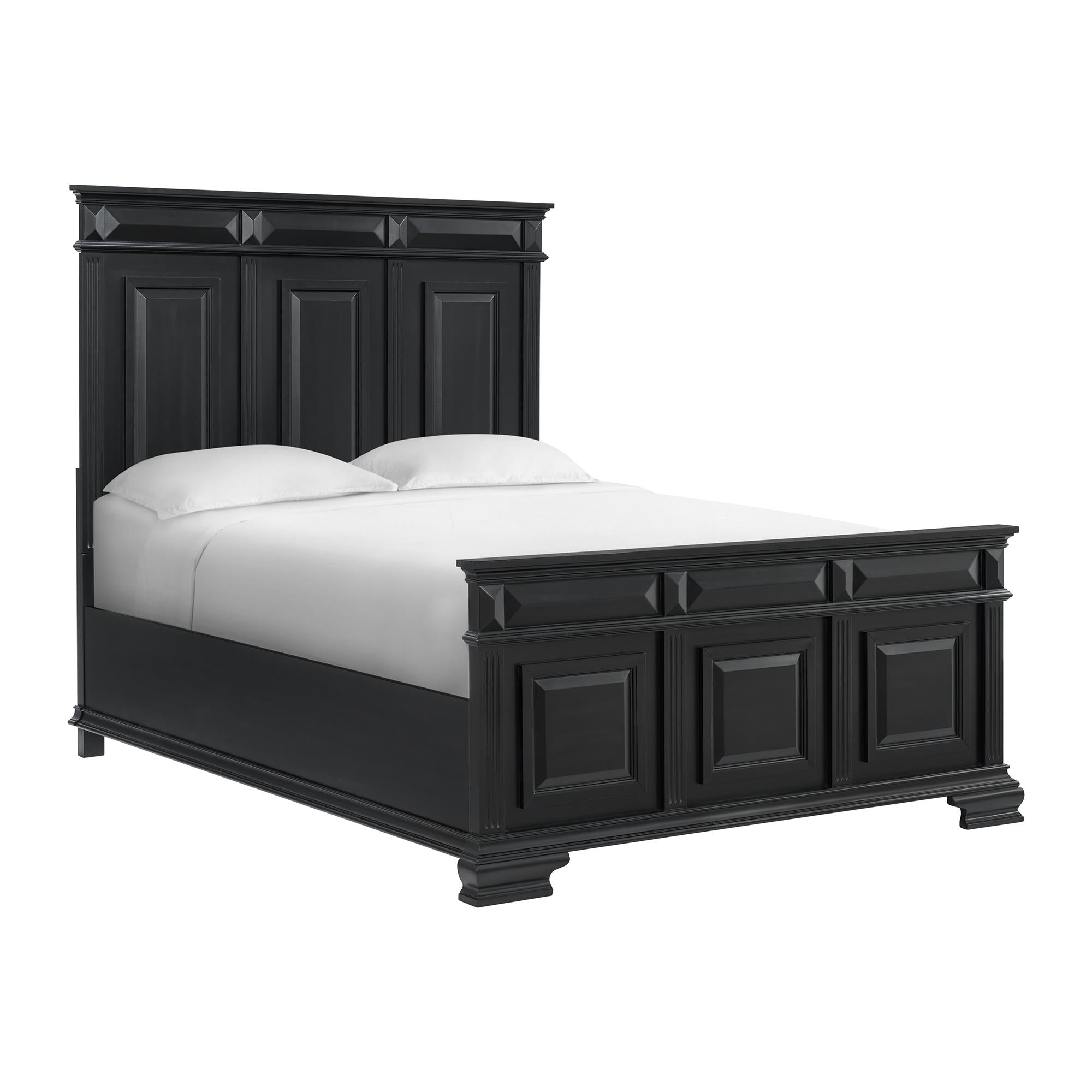  Elements International Bridgestone B-10980-8-QB Queen Panel Bed IMAGE 1