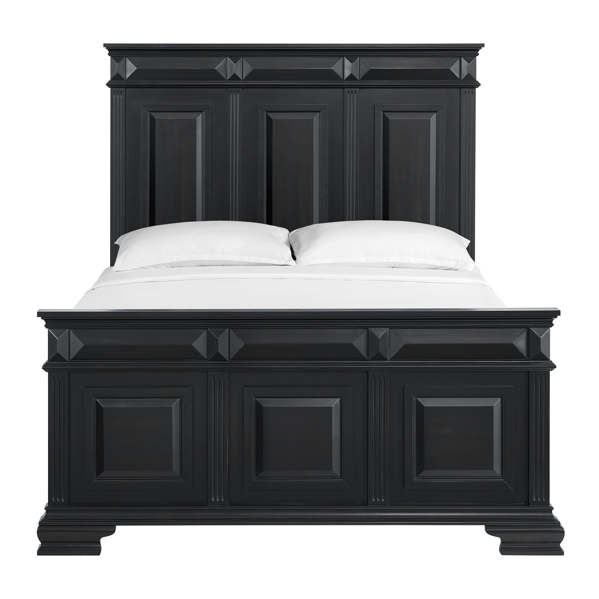  Elements International Bridgestone B-10980-8-QB Queen Panel Bed IMAGE 2