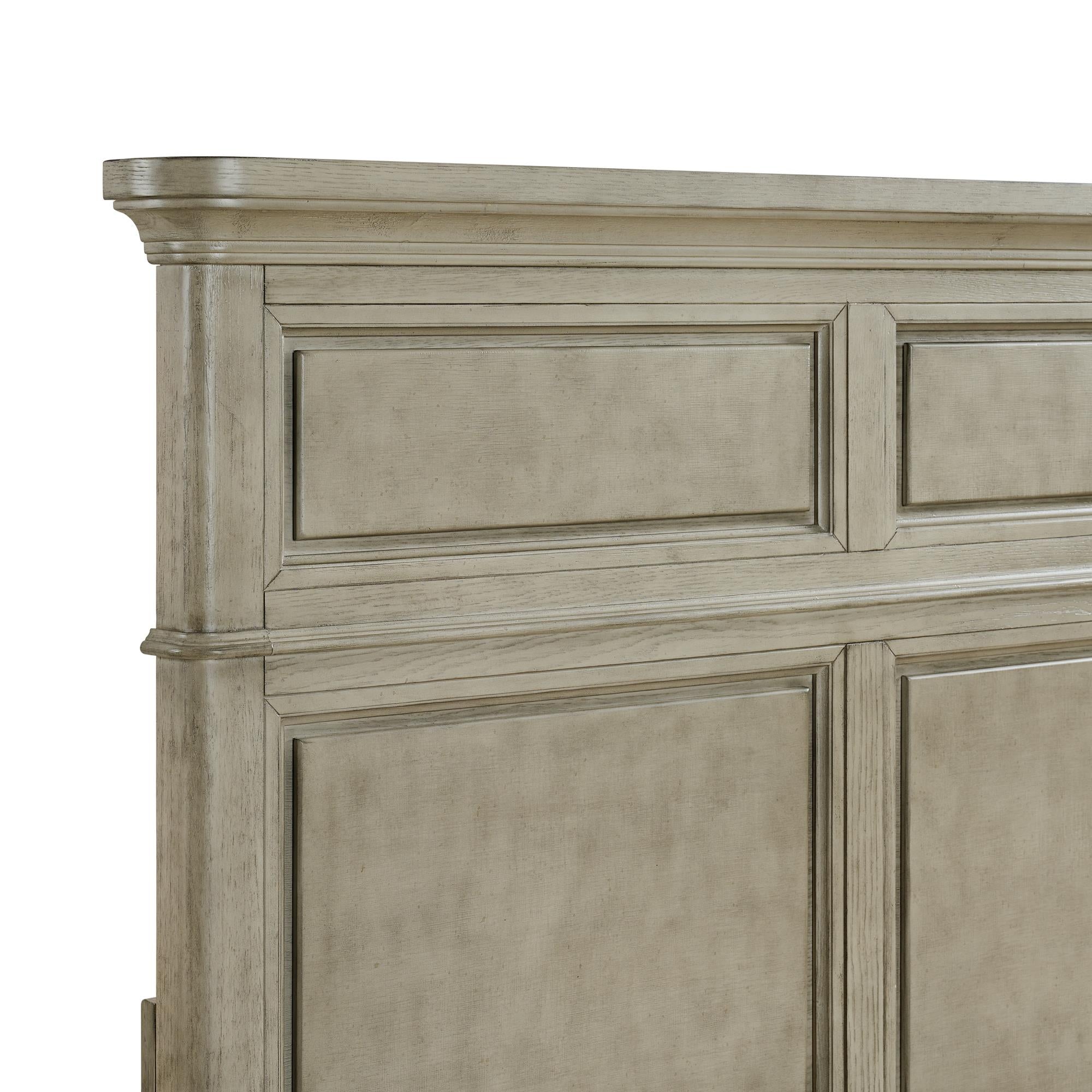  Elements International Whit-Ash B-11360-3-QB Queen Panel Bed IMAGE 6