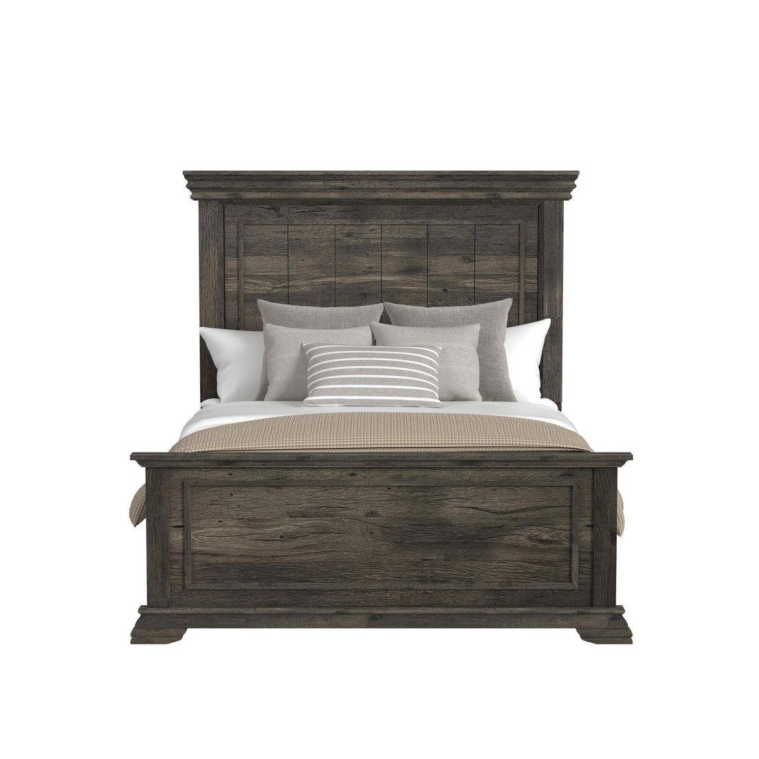  Elements International Park Ridge B-13130-8-QB Queen Panel Bed IMAGE 1