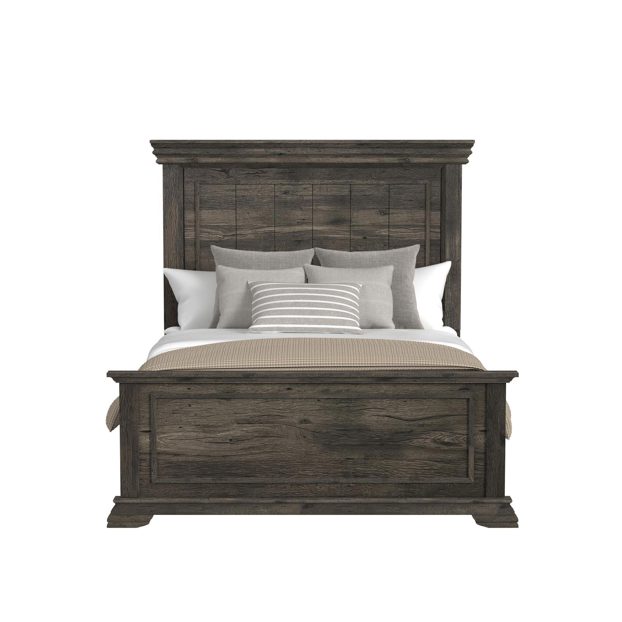  Elements International Park Ridge B-13130-8-QB Queen Panel Bed IMAGE 2