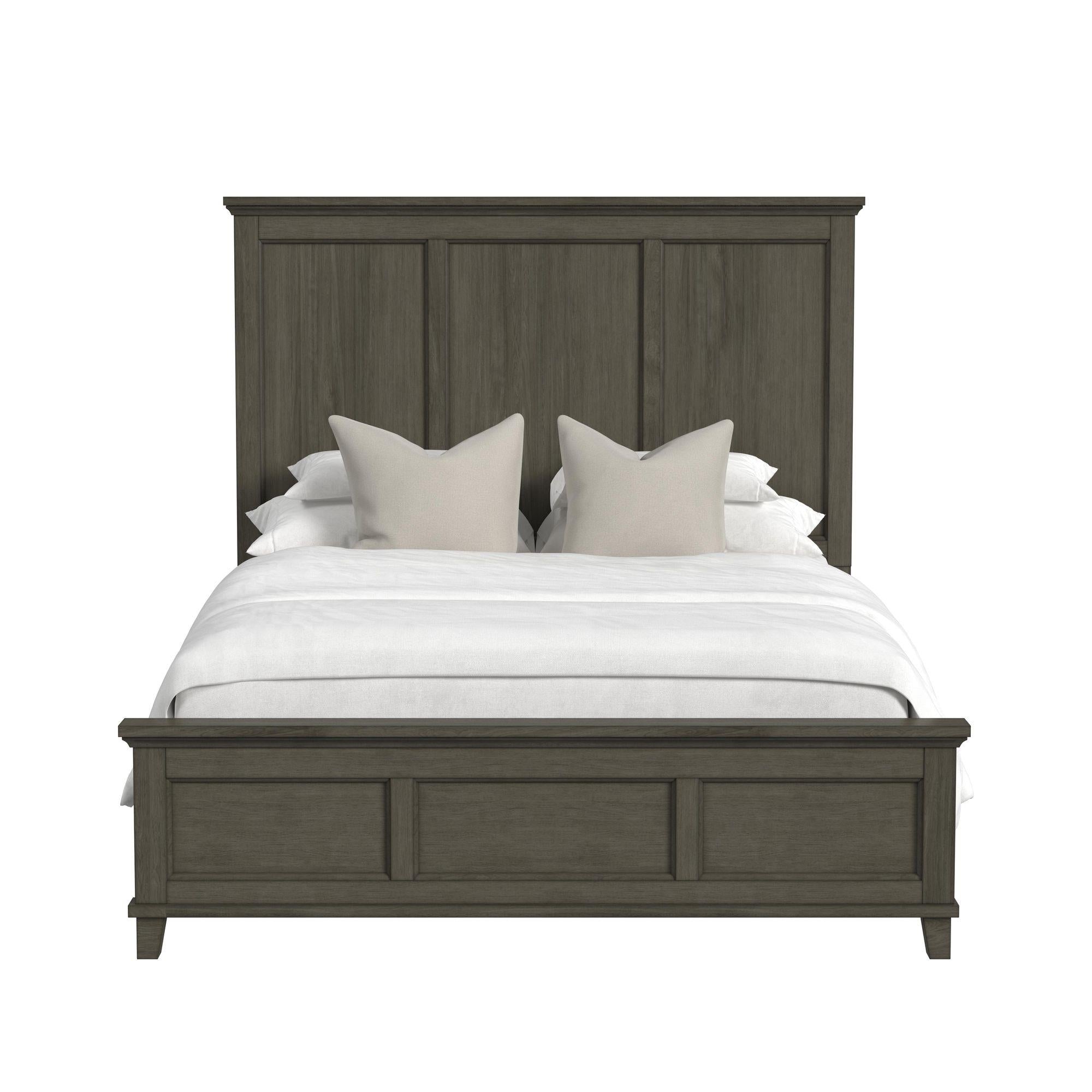 Elements International Canterbury B-13030-3-QB Queen Panel Bed IMAGE 2