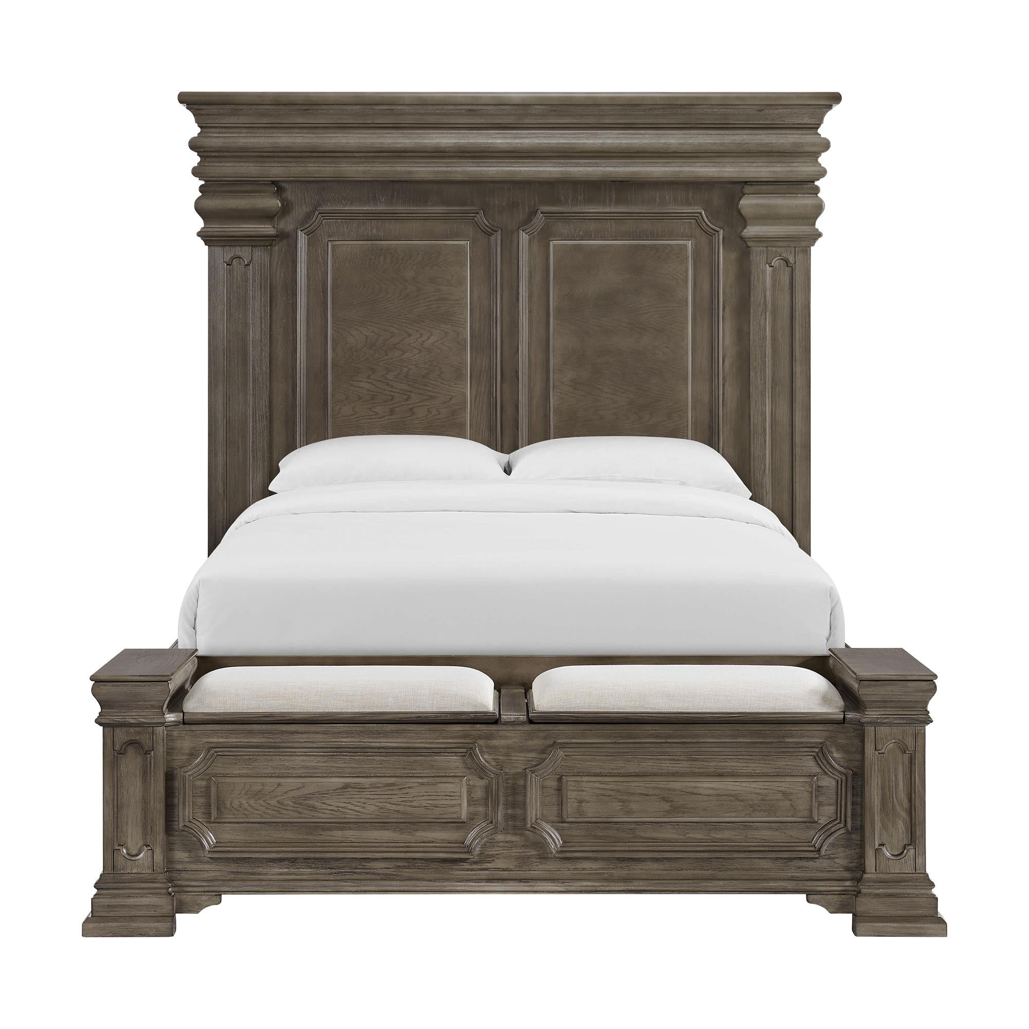  Elements International Kings Court B.10315.QSB Queen Storage Bed IMAGE 2