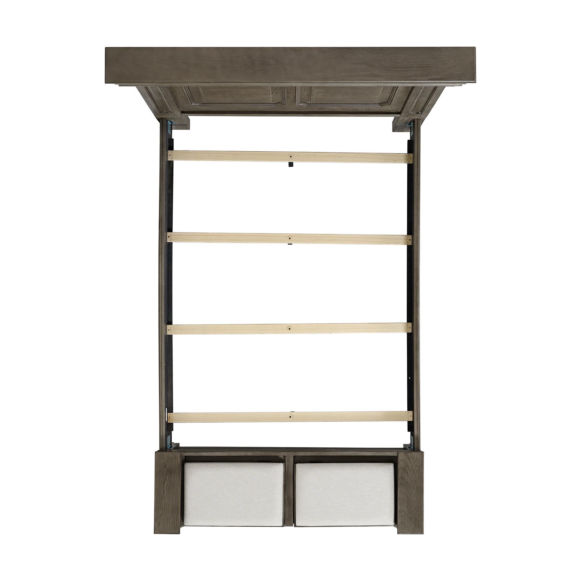  Elements International Kings Court B.10315.QSB Queen Storage Bed IMAGE 4