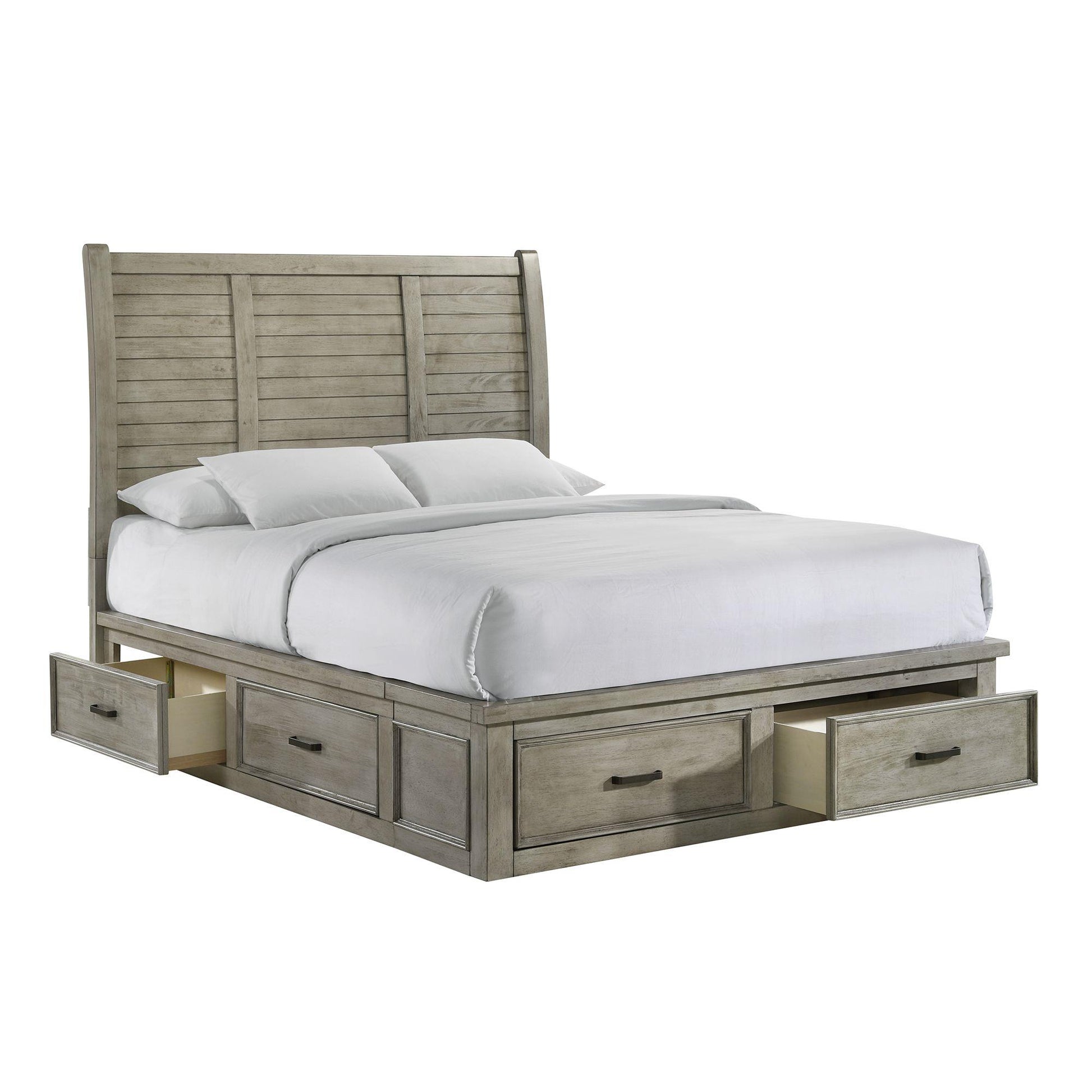  Elements International Sullivan SV300QB Queen Storage Bed IMAGE 2