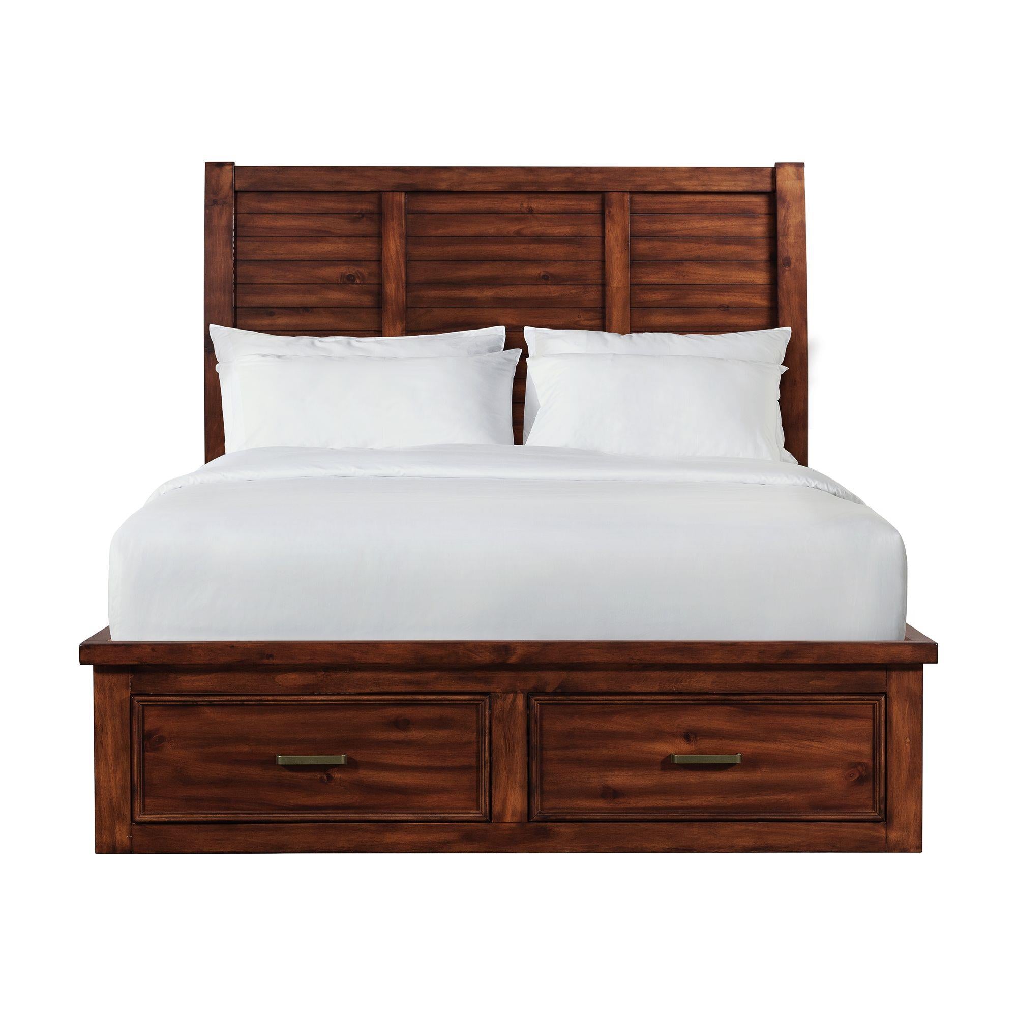  Elements International Sullivan SV600QB Queen Storage Bed IMAGE 2