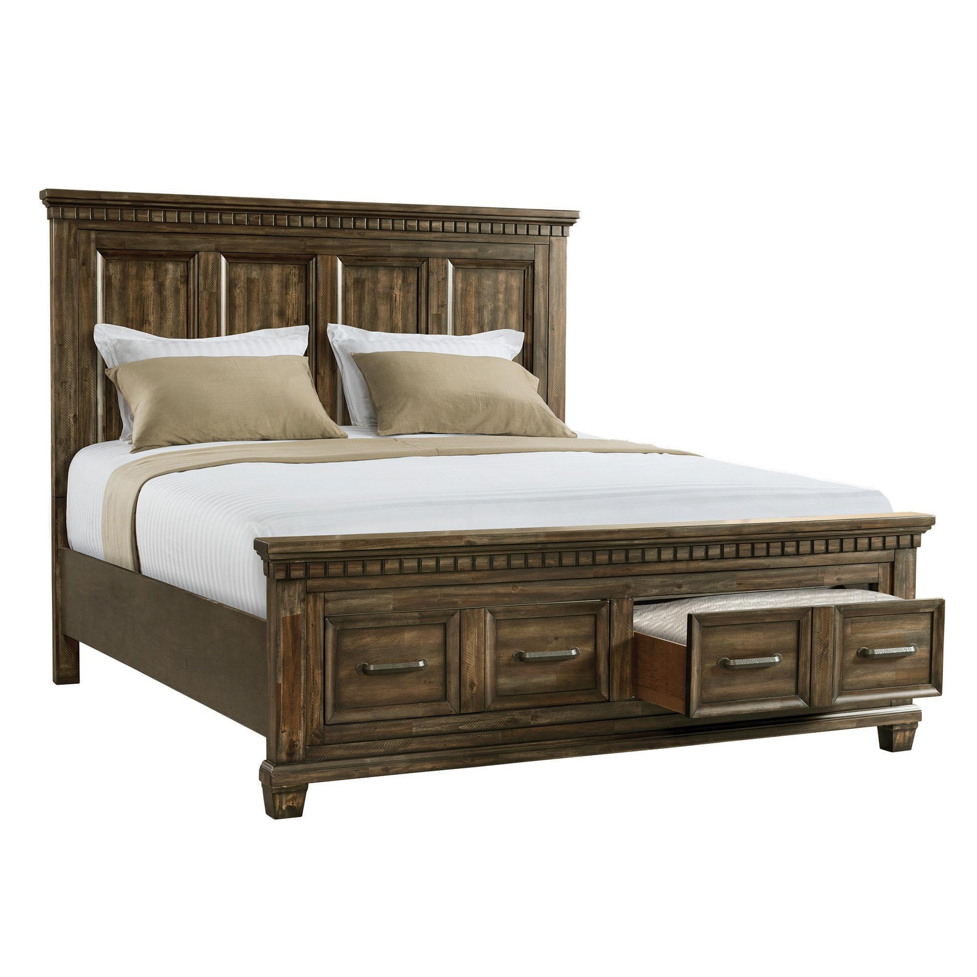  Elements International McCoy B-10530-5-QSB Queen Storage Bed IMAGE 2