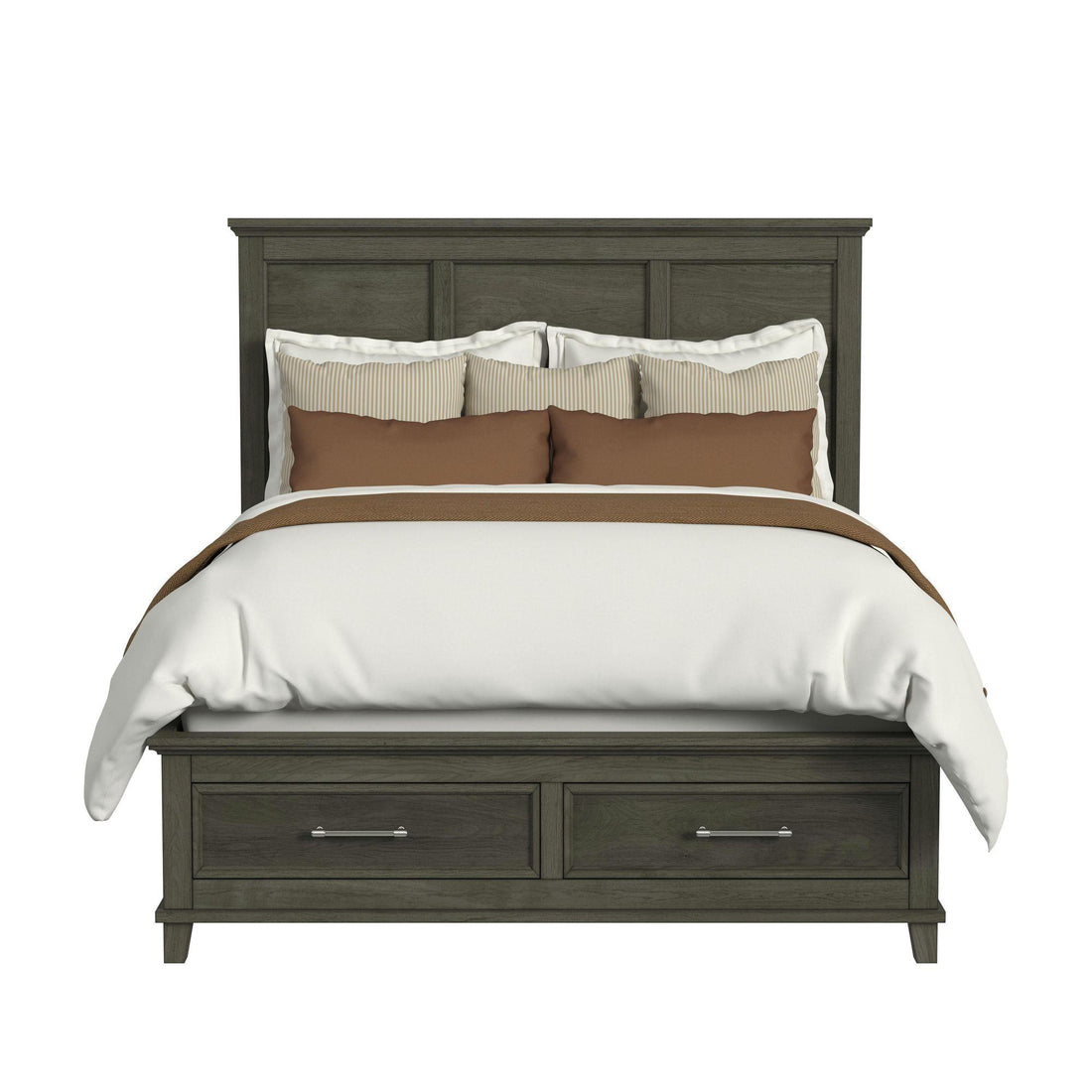  Elements International Canterbury B-13030-3-QSB Queen Storage Bed IMAGE 1