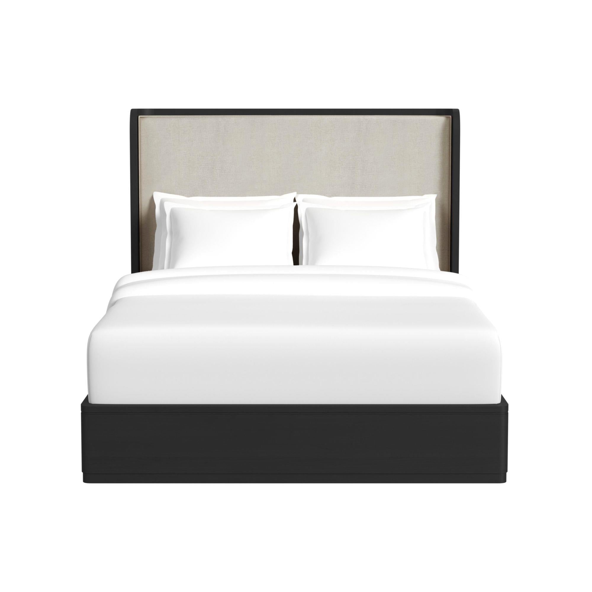  Elements International Rosalie B-16860-8-QB Queen Upholstered Bed IMAGE 2