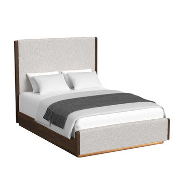  Elements International Brisbane B-16760-5-QUB Queen Upholstered Bed IMAGE 1