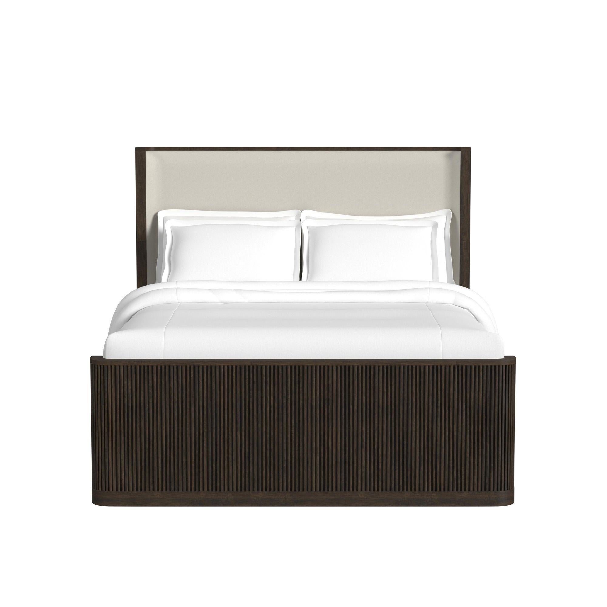  Elements International Sylvie B-16000-5-QUB Queen Upholstered Bed IMAGE 2