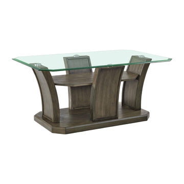  Elements International Dapper TPR350CT Rectangular Coffee Table IMAGE 1