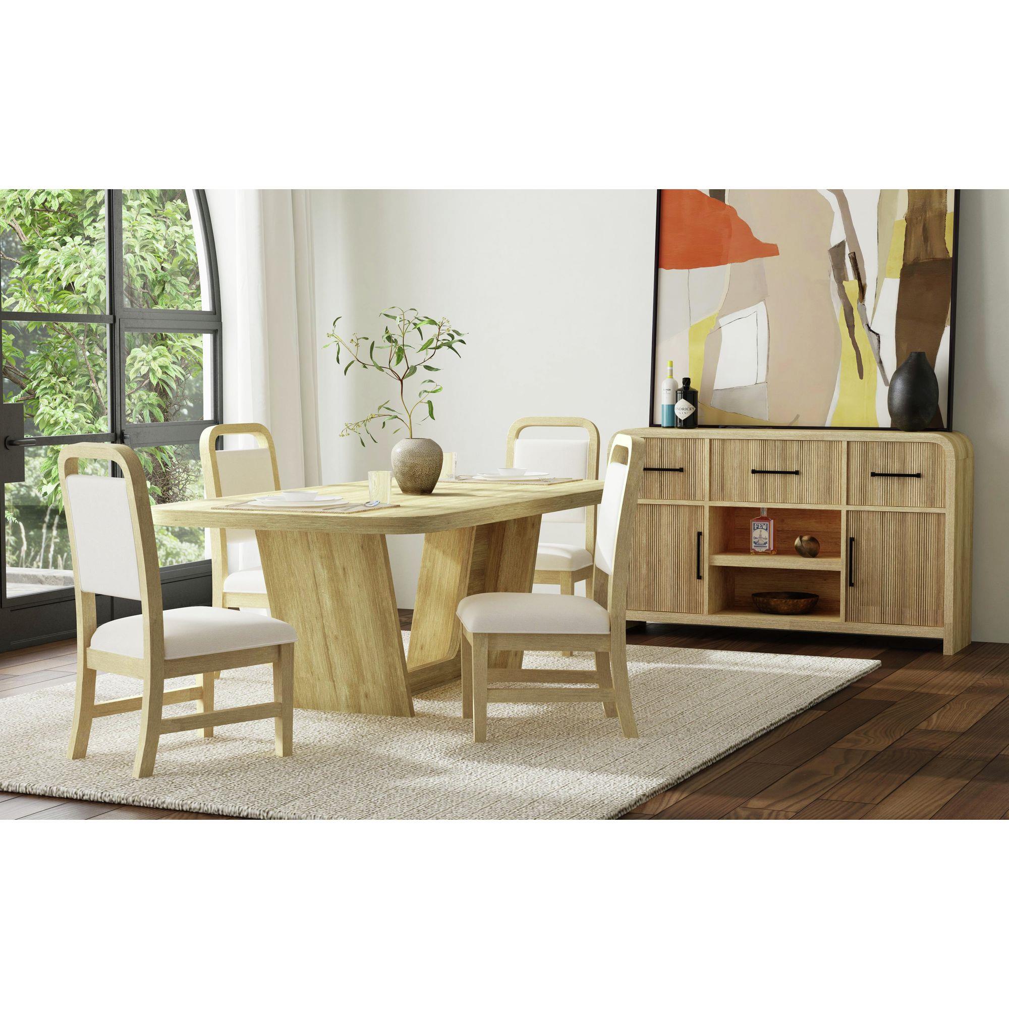  Elements International Ridgemont D-14440-6-DT Rectangular Dining Table IMAGE 3