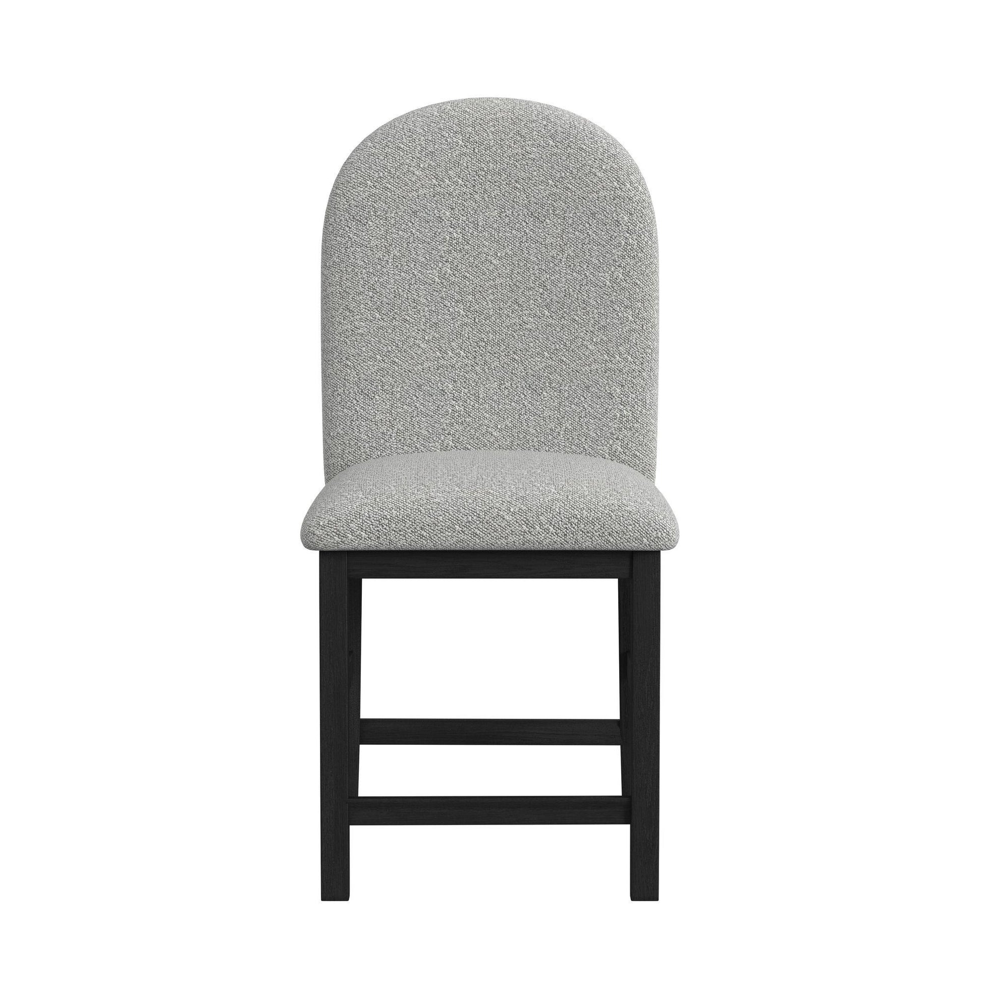  Elements International Portland D-1710-8-CST2 Round Back Counter Stool IMAGE 2