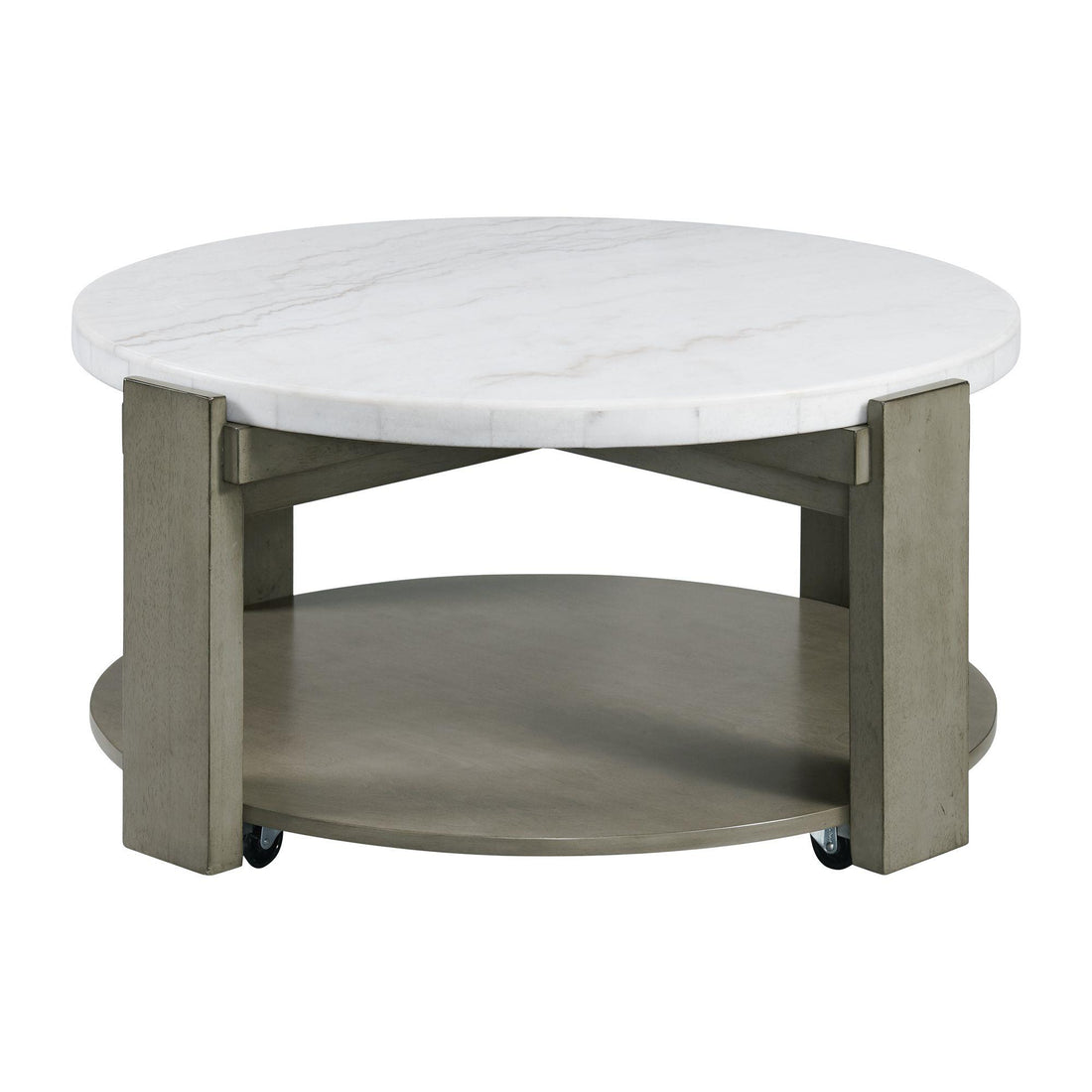  Elements International Rosamel T.17820.CT Round Coffee Table IMAGE 1