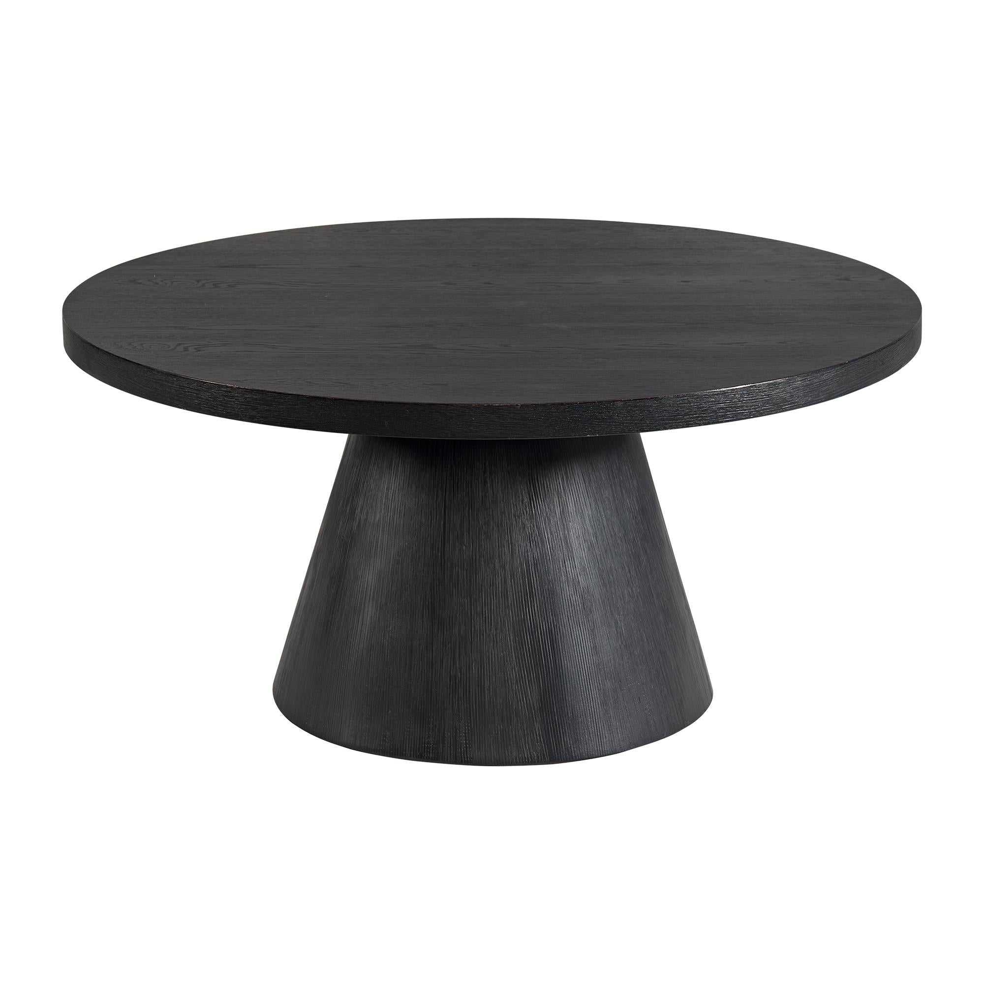  Elements International Portland T-1710-8-CT1 Round Coffee Table IMAGE 1