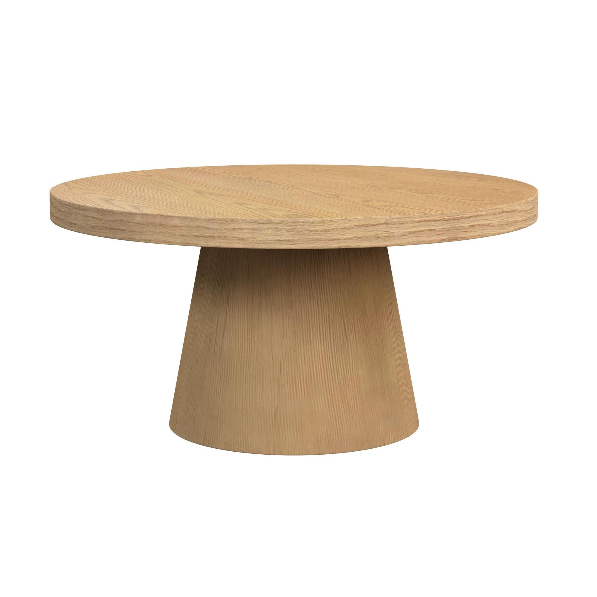  Elements International Portland T-1710-5-CT1 Round Coffee Table IMAGE 1