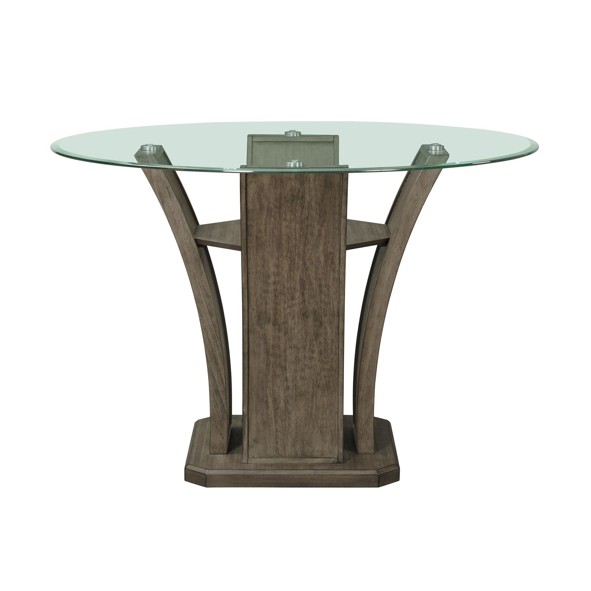  Elements International Dapper DPR300RCDTTB Round Counter Table IMAGE 2