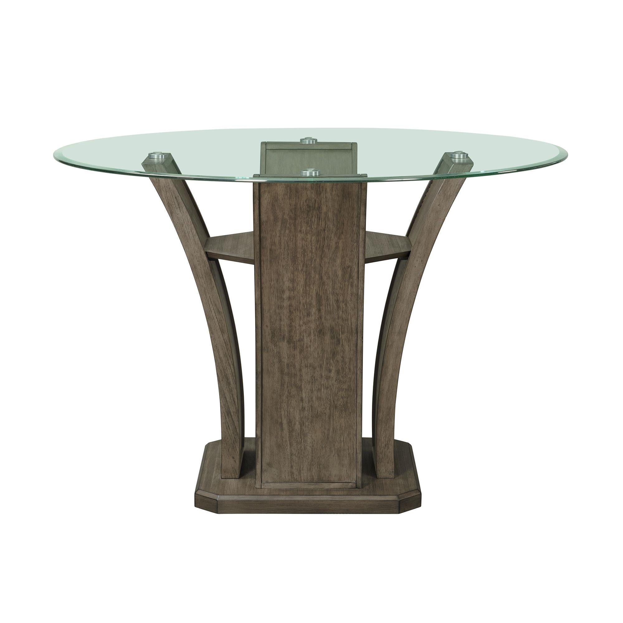  Elements International Dapper DPR300RCDTTB Round Counter Table IMAGE 2