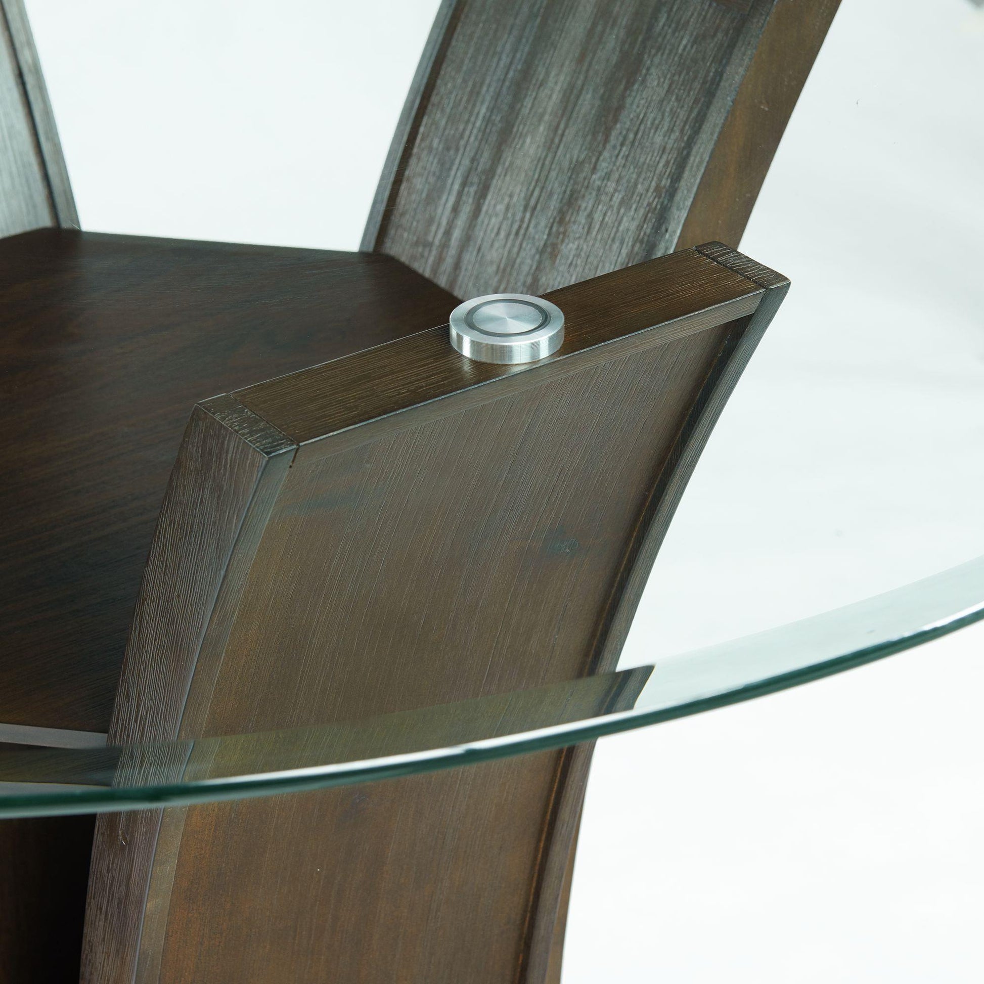  Elements International Dapper DPR300RCDTTB Round Counter Table IMAGE 6