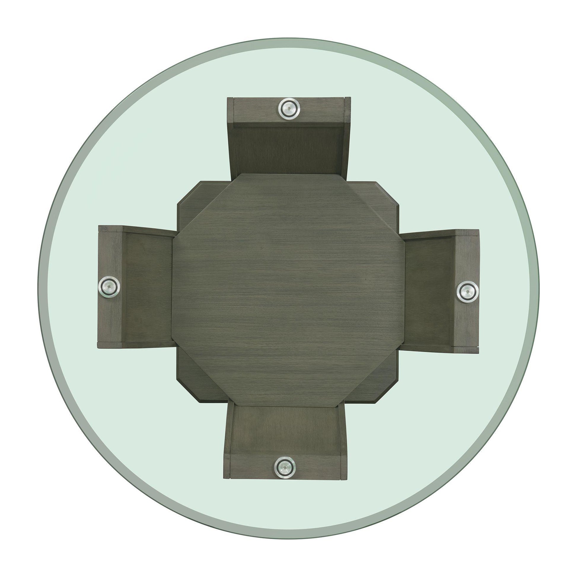  Elements International Dapper DPR300RDTTB Round Dining Table IMAGE 5