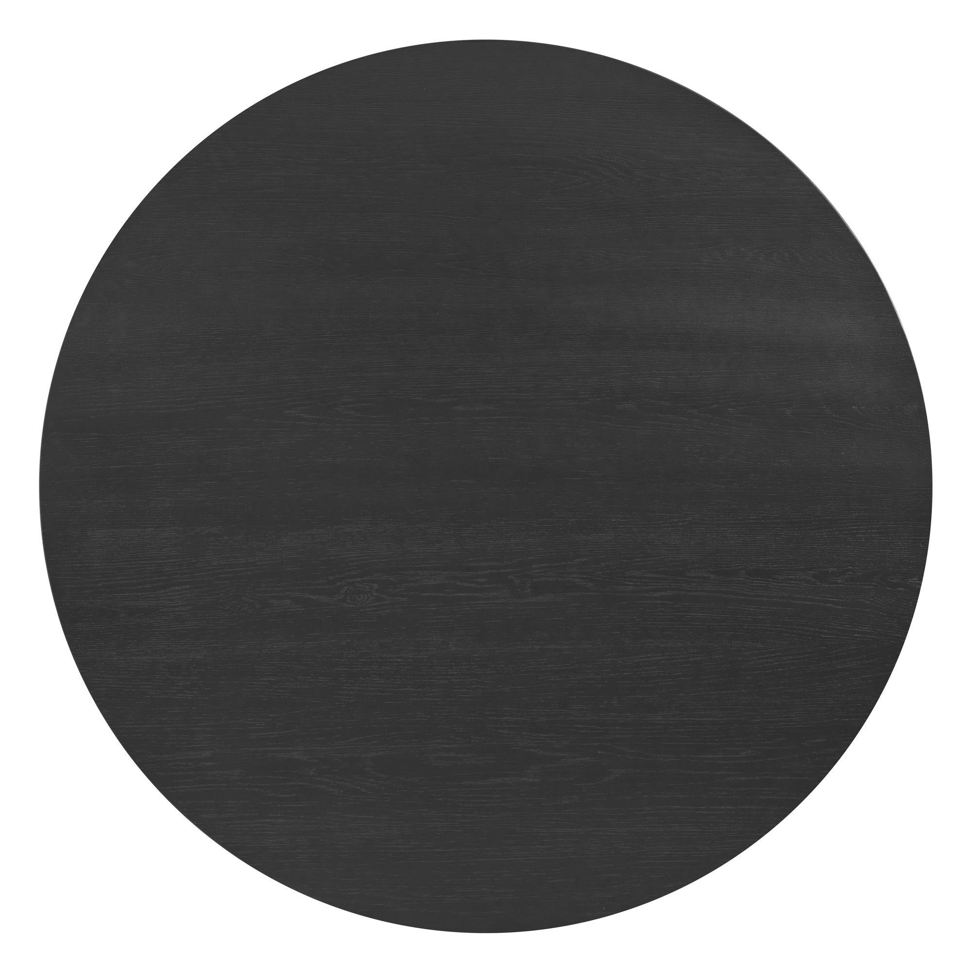  Elements International Portland D-1710-8-DT Round Dining Table IMAGE 4