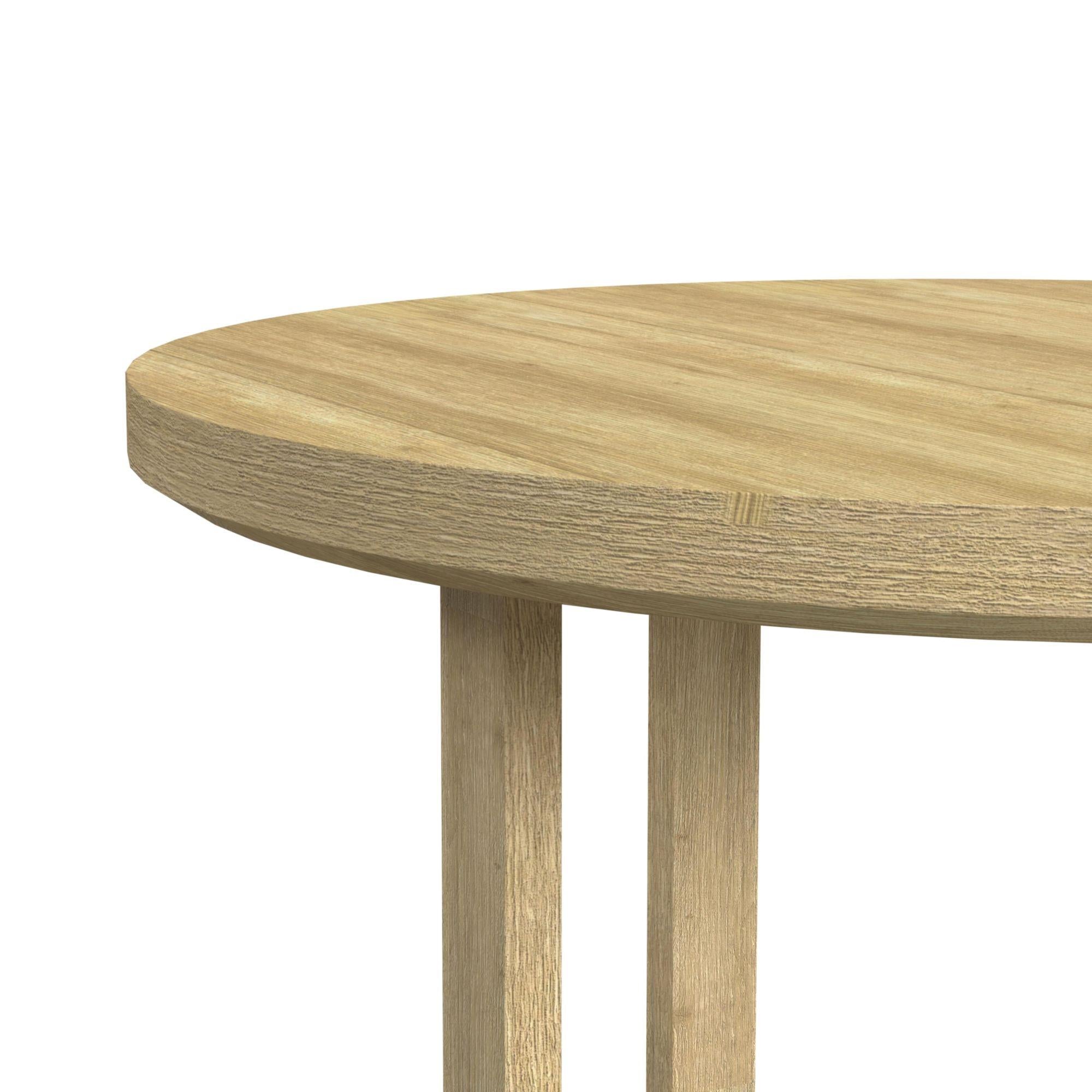  Elements International Ridgemont D-14440-6-RDT Round Dining Table IMAGE 6