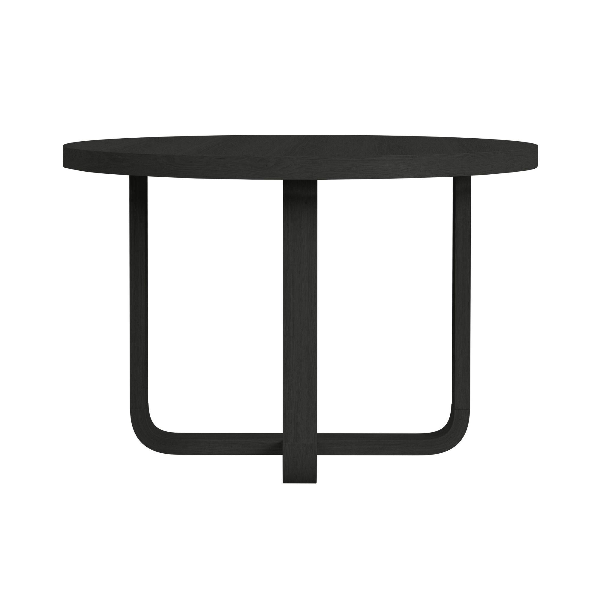  Elements International Ridgemont D-14440-8W-RDT Round Dining Table IMAGE 2