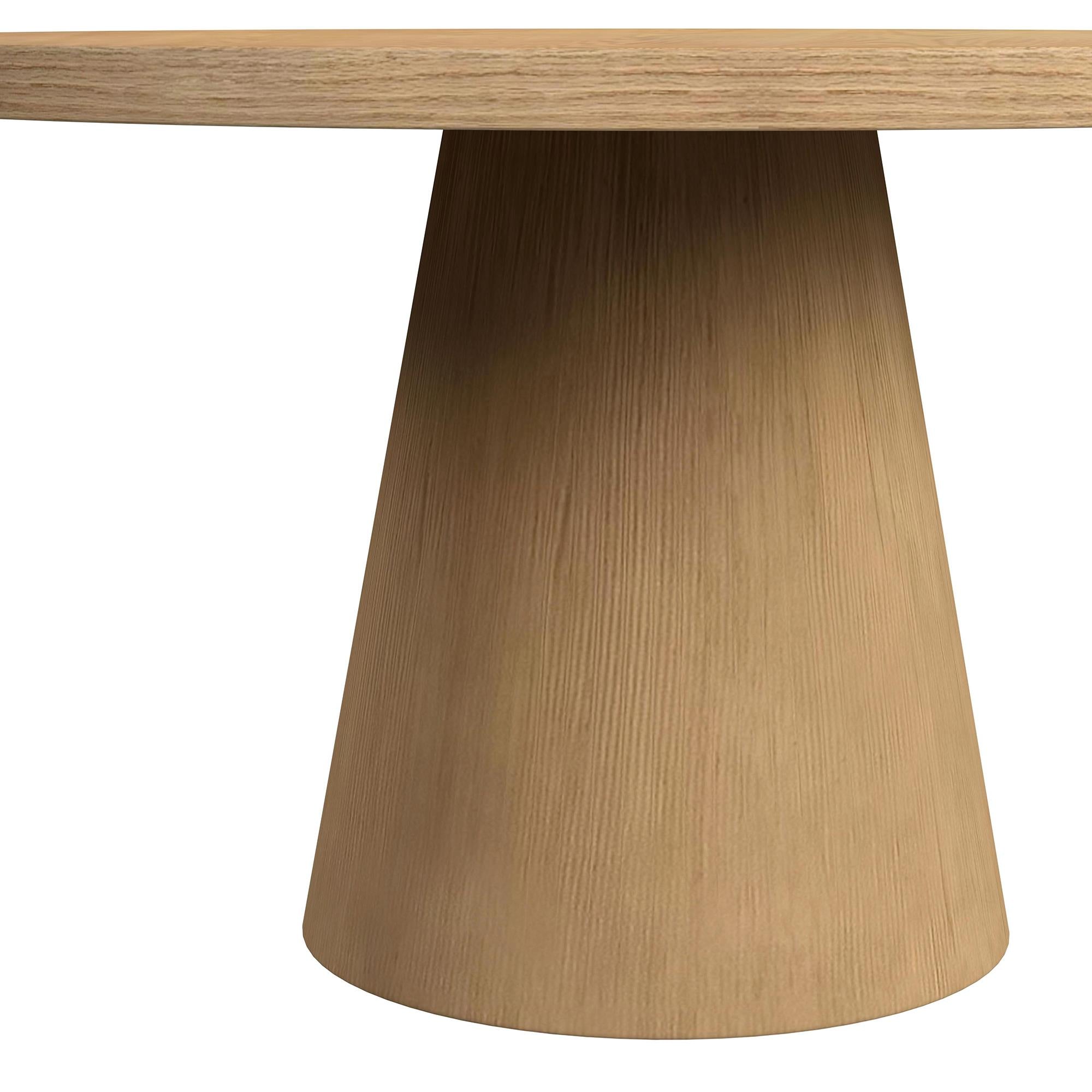  Elements International Portland D-1710-5-DT Round Dining Table IMAGE 5