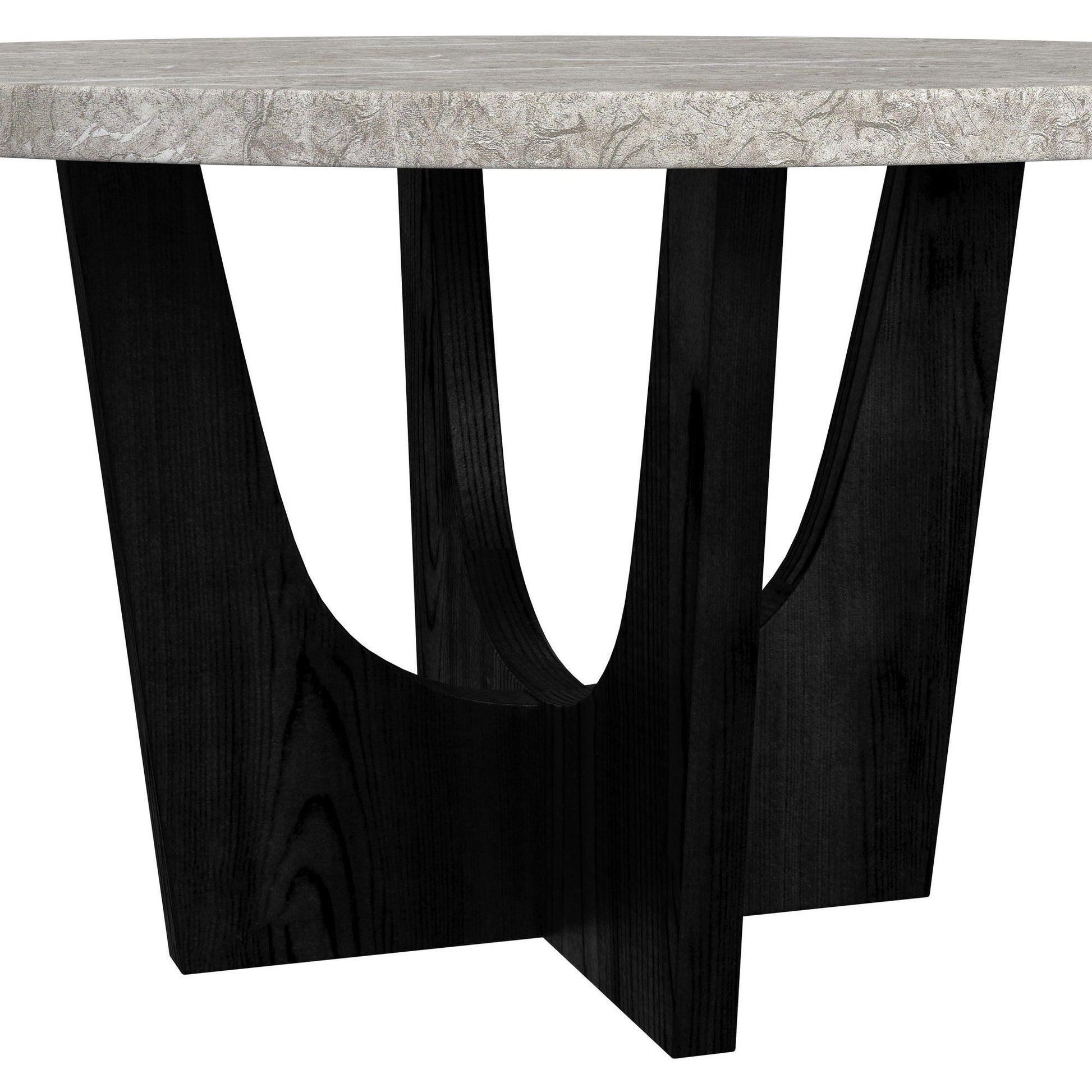  Elements International Oregon D-17380-8-DT2 Round Dining Table IMAGE 6