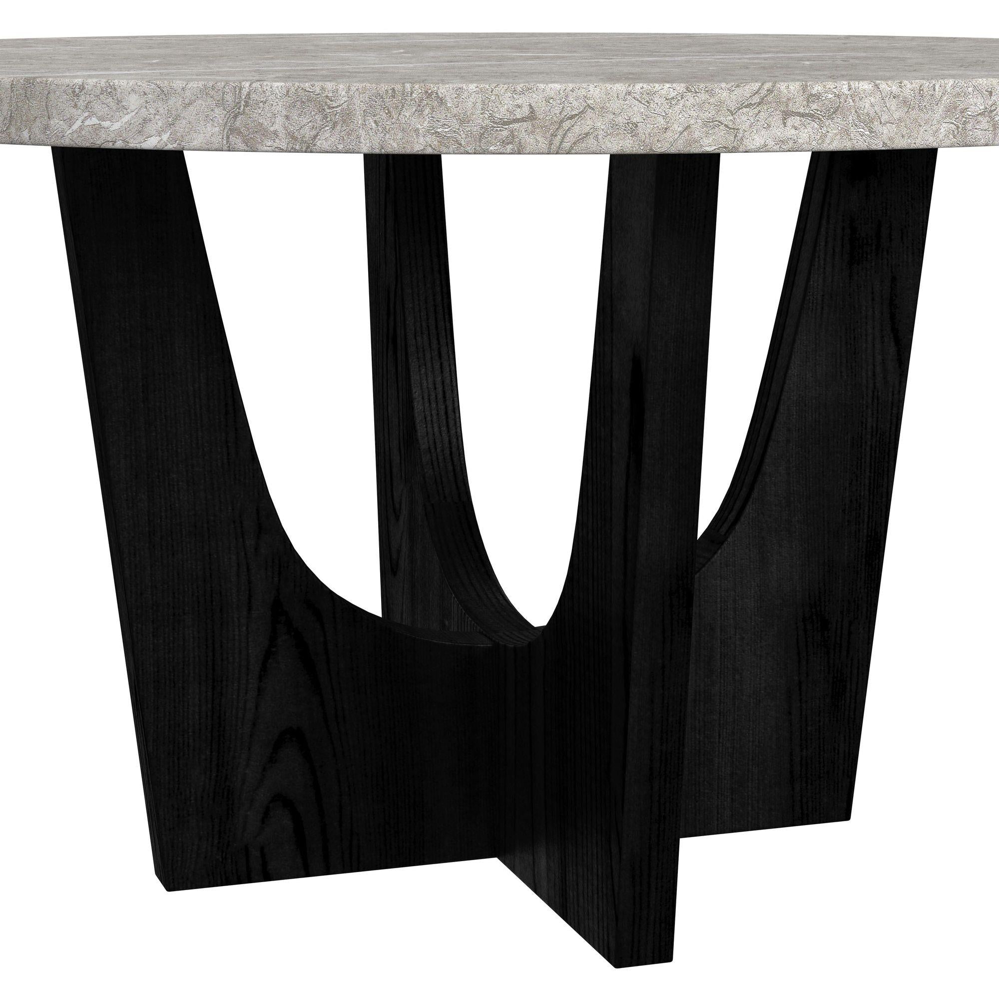 Elements International Oregon D-17380-8-DT2 Round Dining Table IMAGE 6